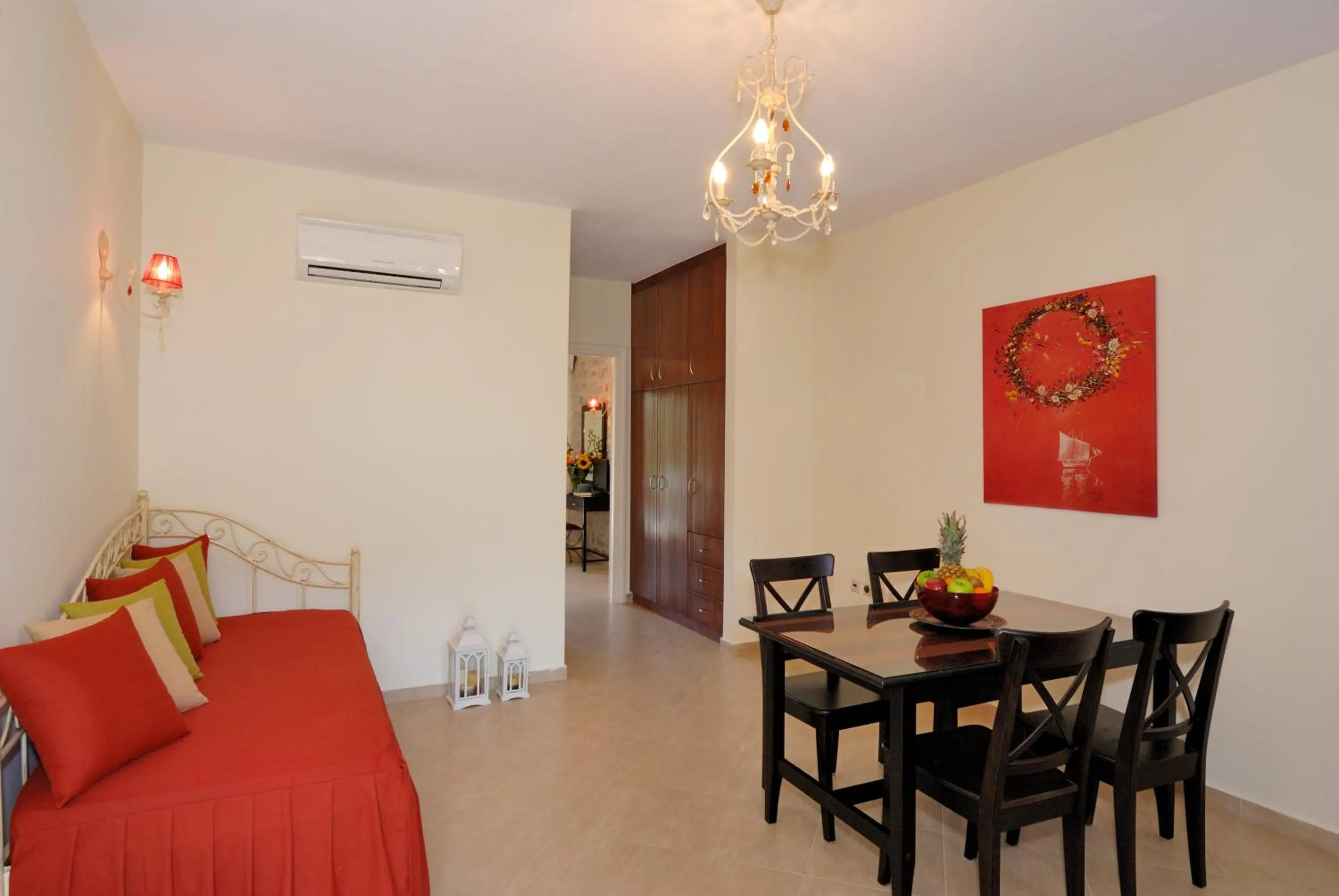 Seating area in Byzantinon Hotel