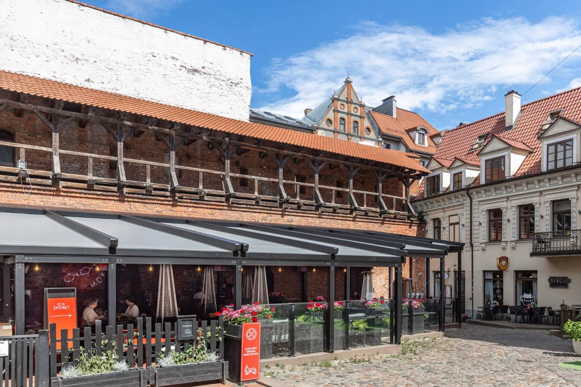Balcony/Terrace in Konventa Sēta Hotel - Keystone Collection