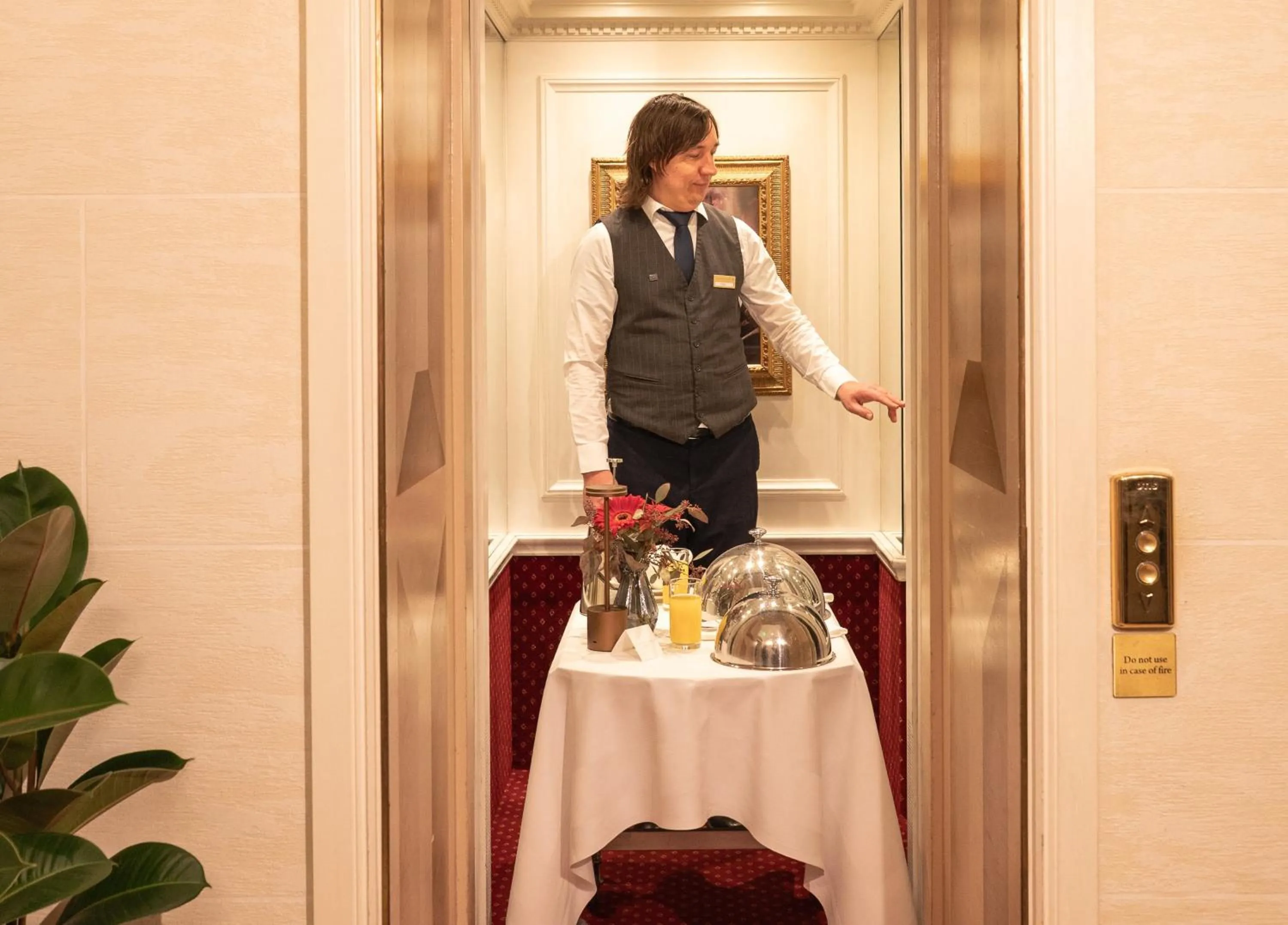 room service in Grand Palace Hotel - Small Luxury Hotels of the World