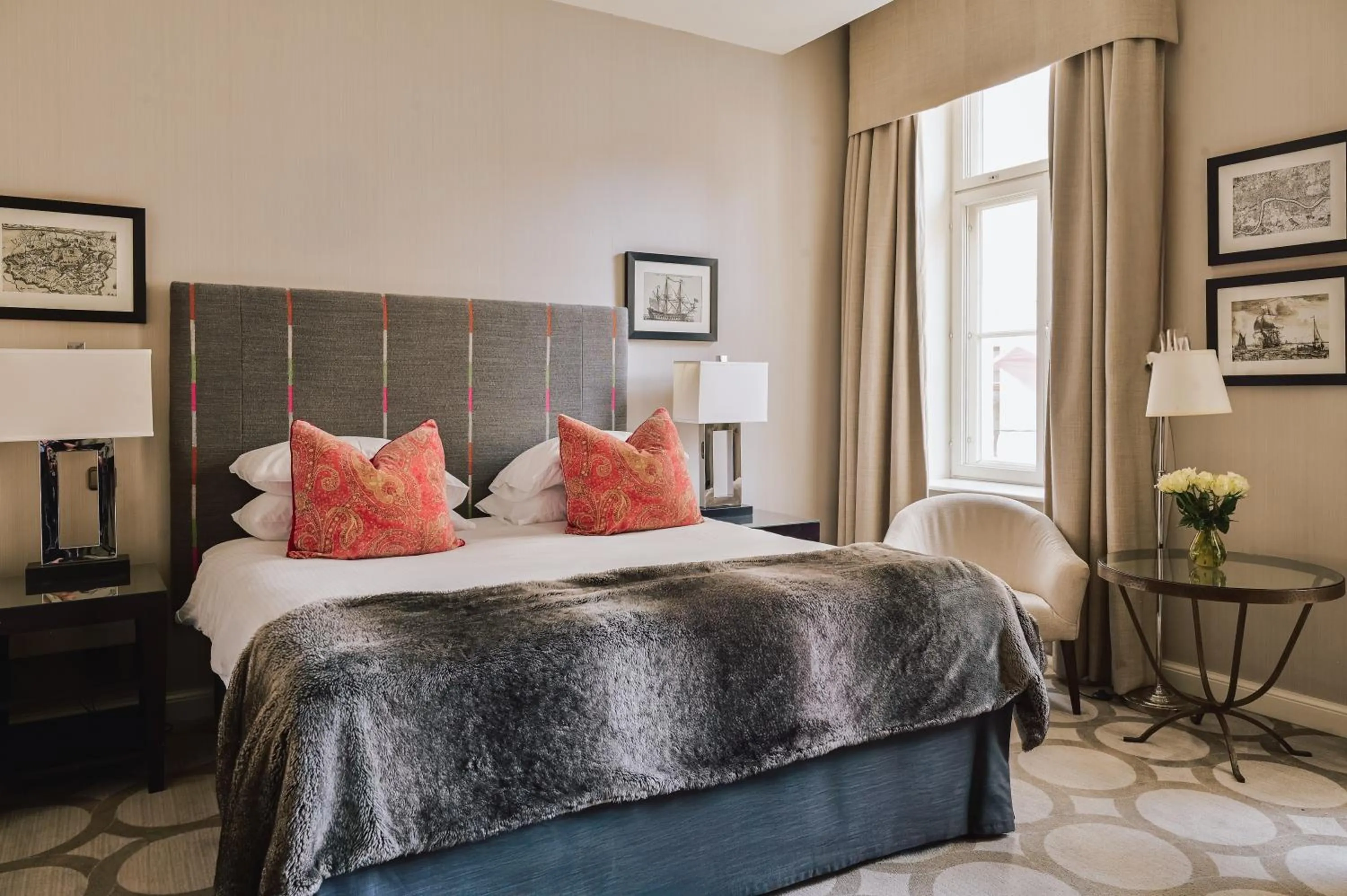 Bed in Grand Palace Hotel - Small Luxury Hotels of the World