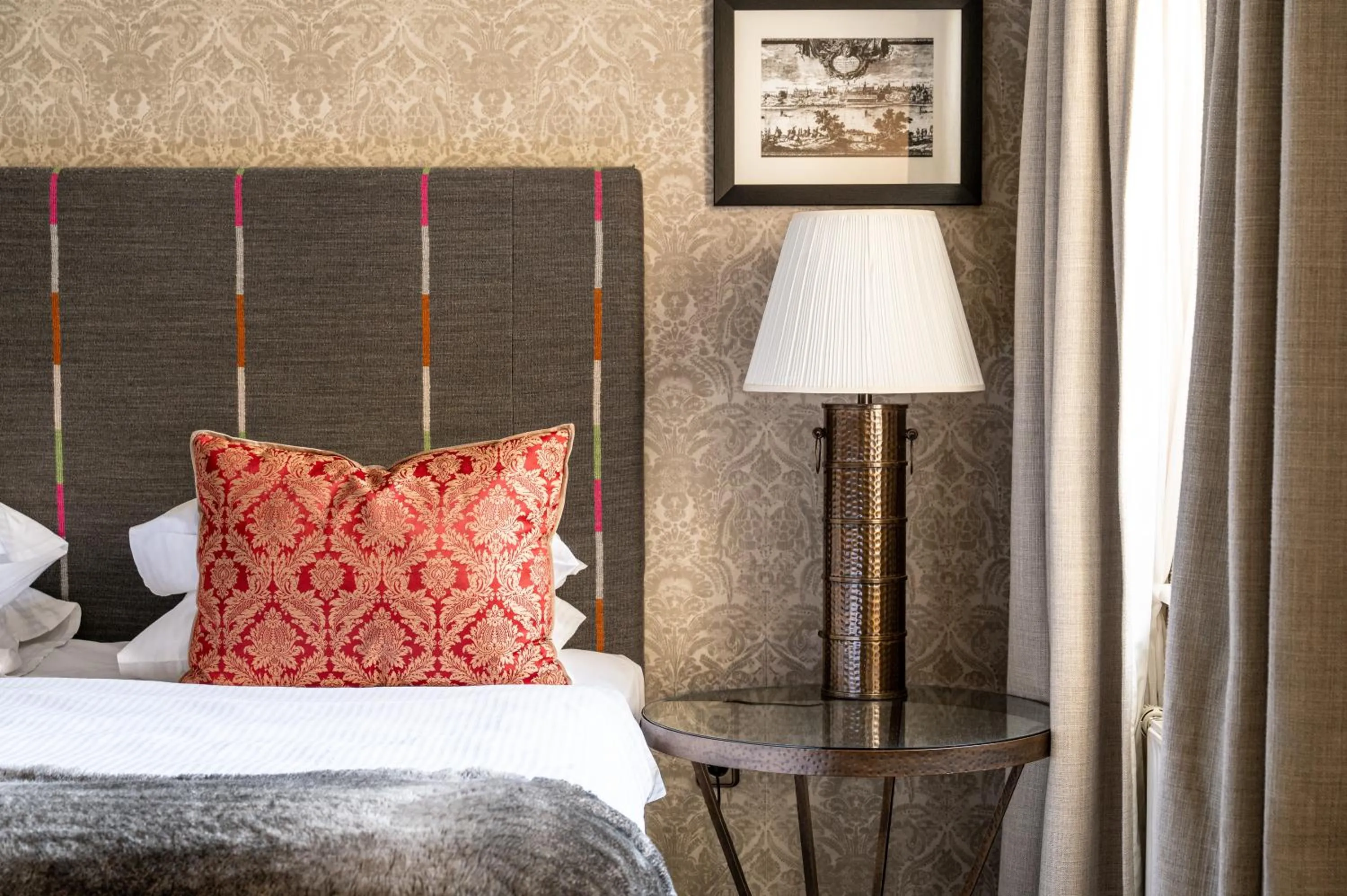 Bed in Grand Palace Hotel - Small Luxury Hotels of the World