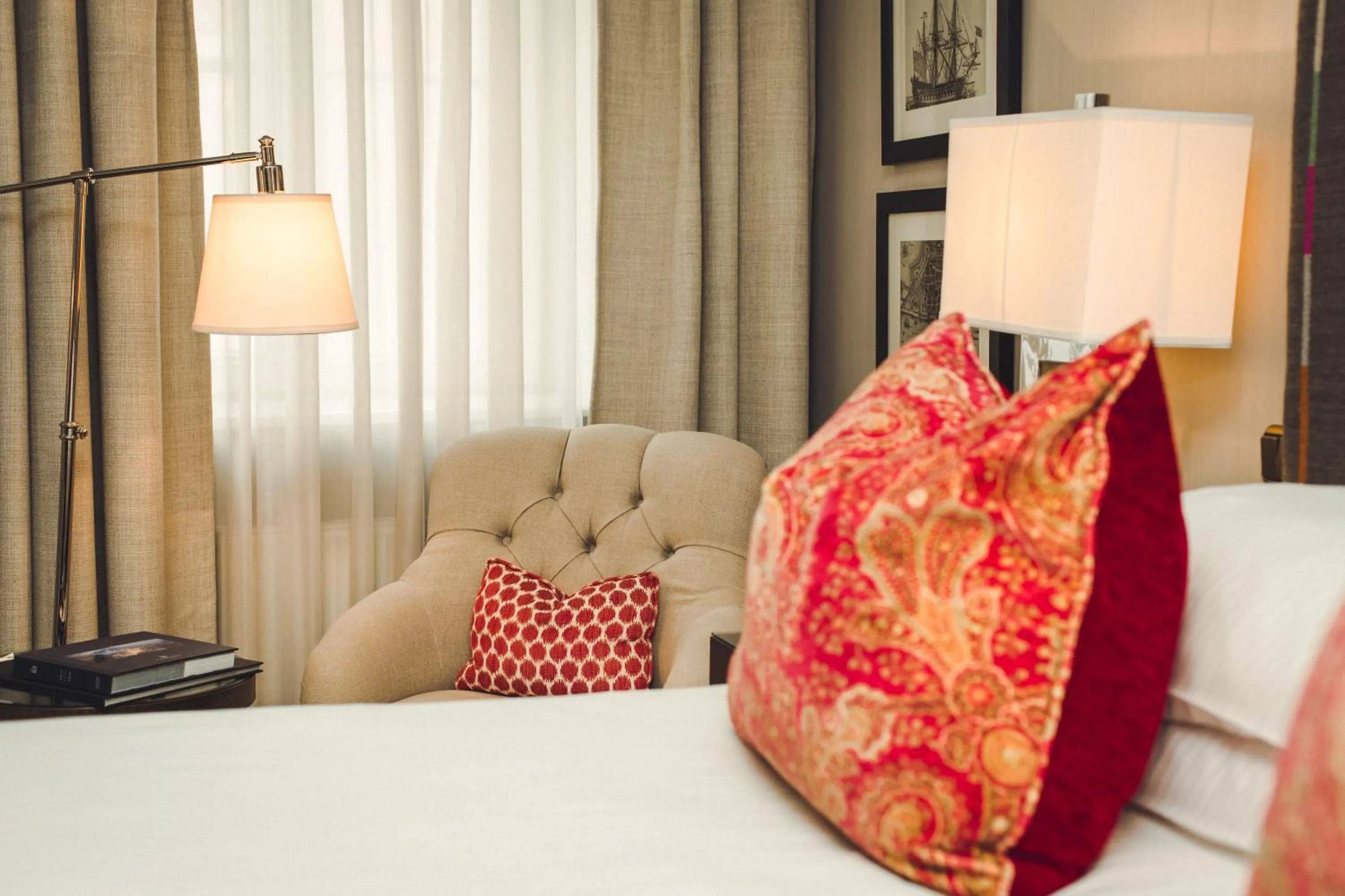 Bed in Grand Palace Hotel - Small Luxury Hotels of the World