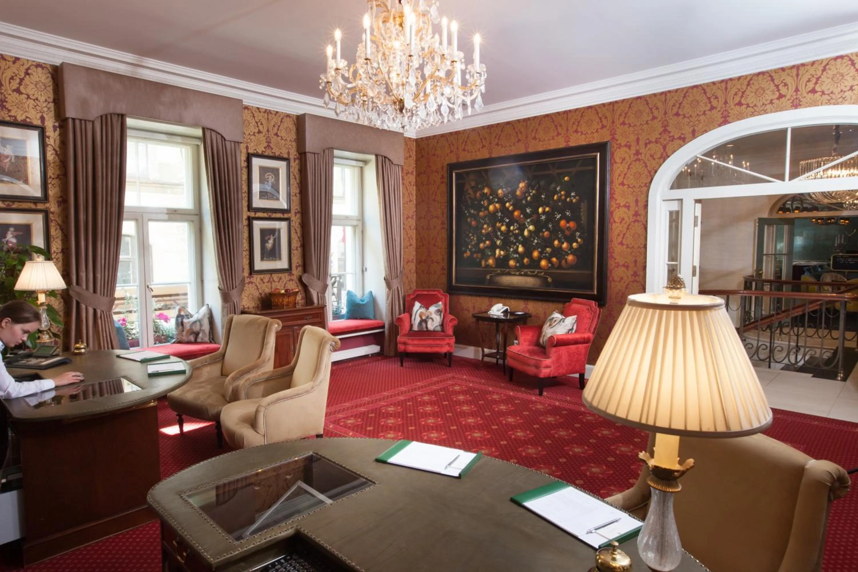 Lobby or reception in Grand Palace Hotel - Small Luxury Hotels of the World