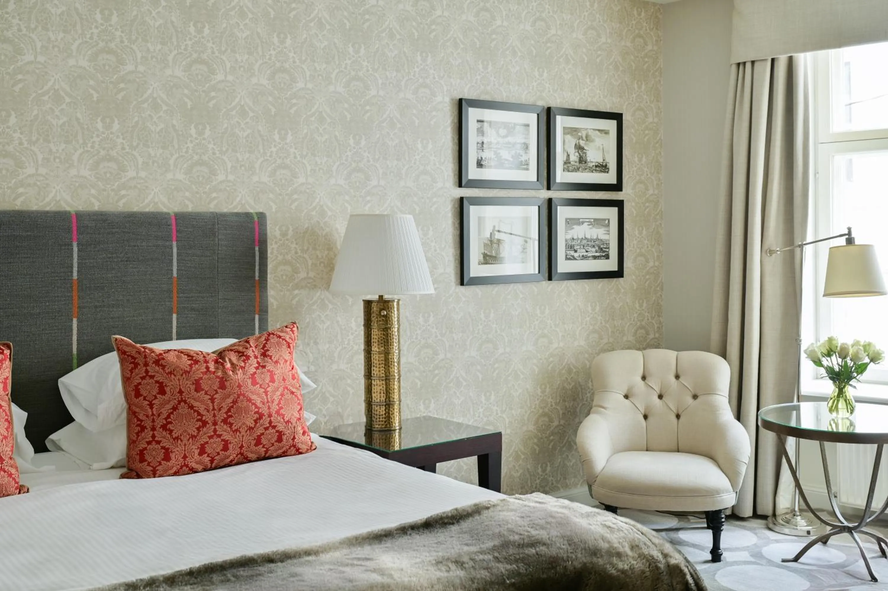 Bed in Grand Palace Hotel - Small Luxury Hotels of the World