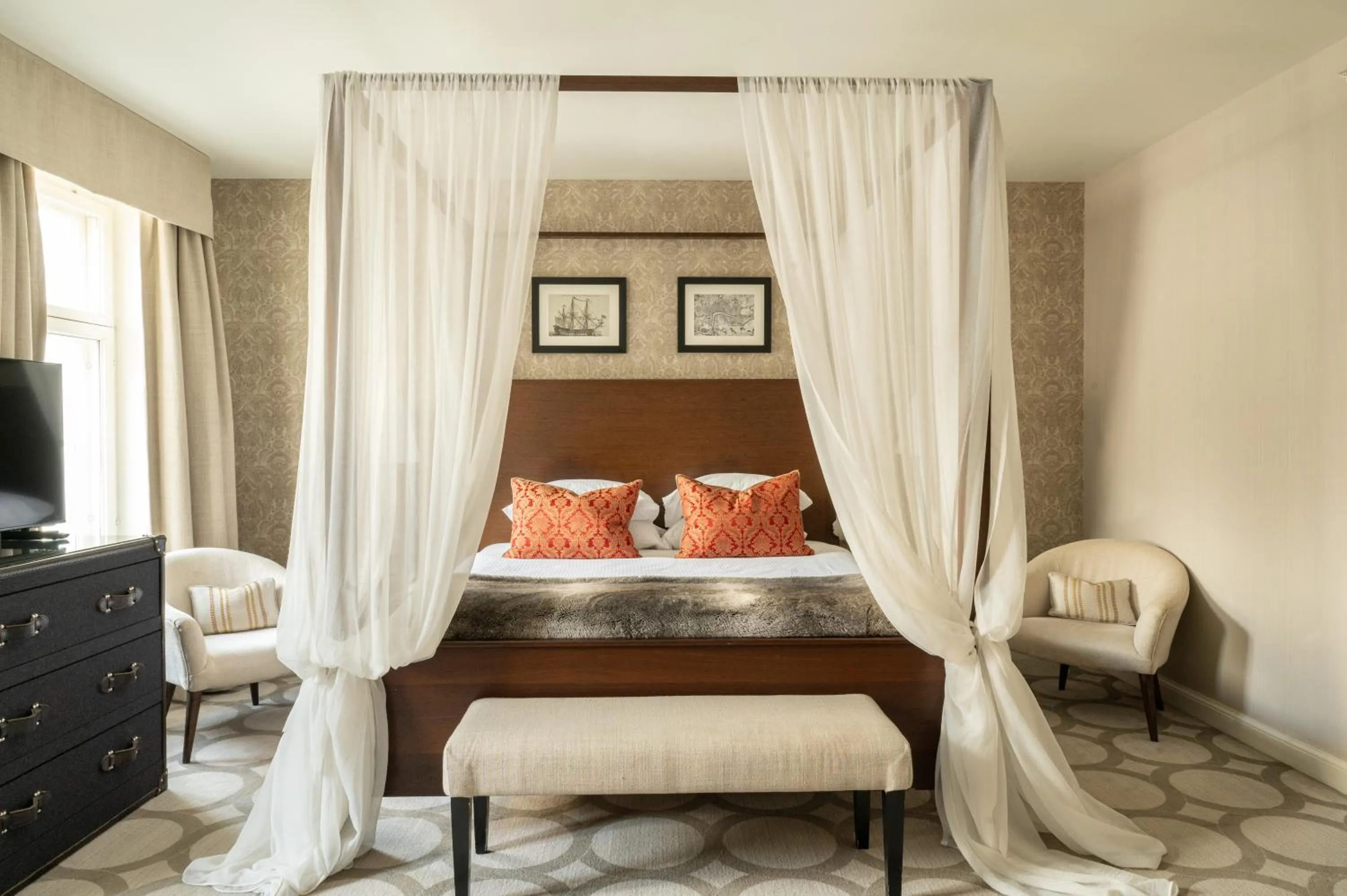 Bed in Grand Palace Hotel - Small Luxury Hotels of the World