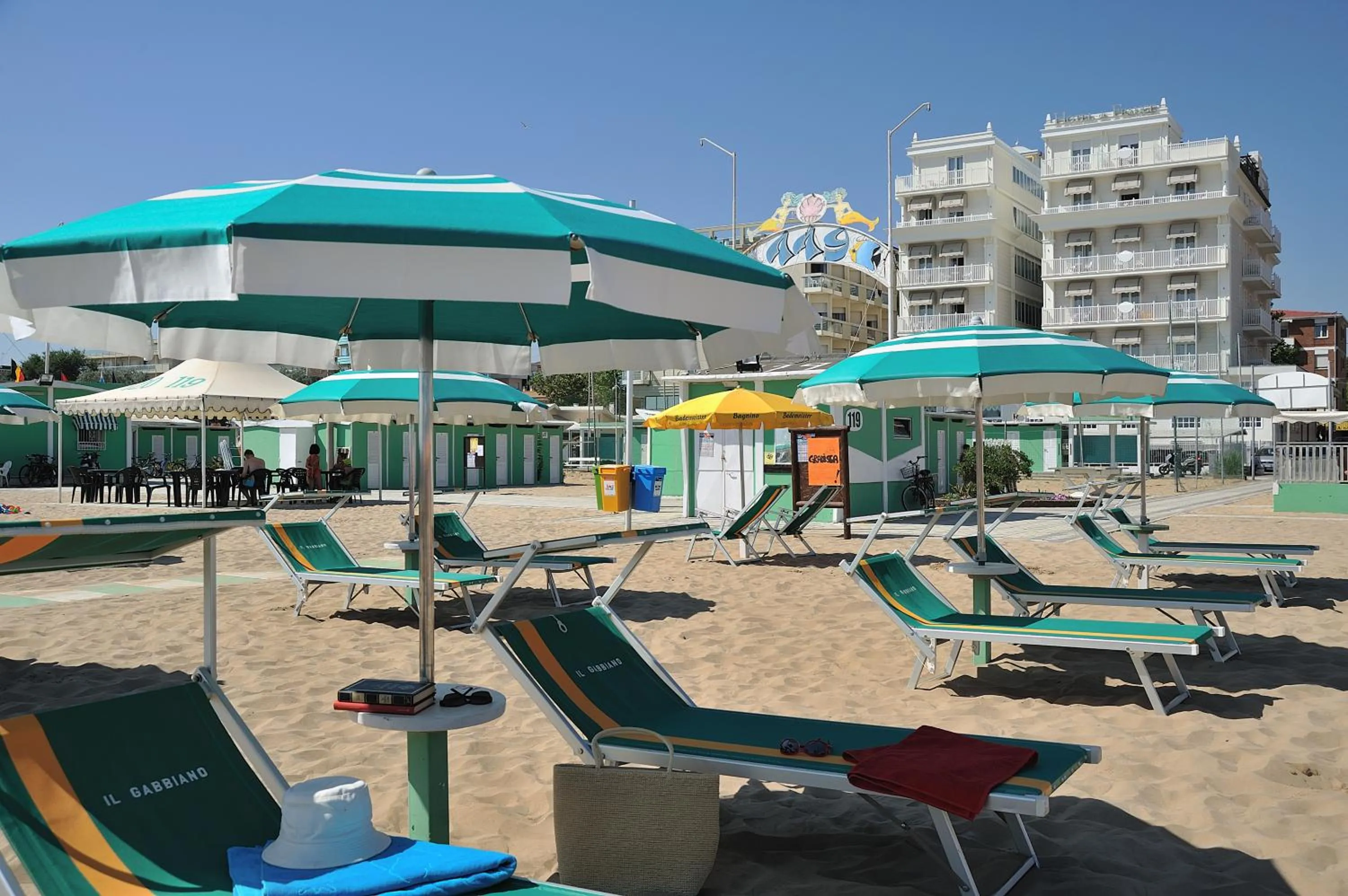 Beach in Hotel de France