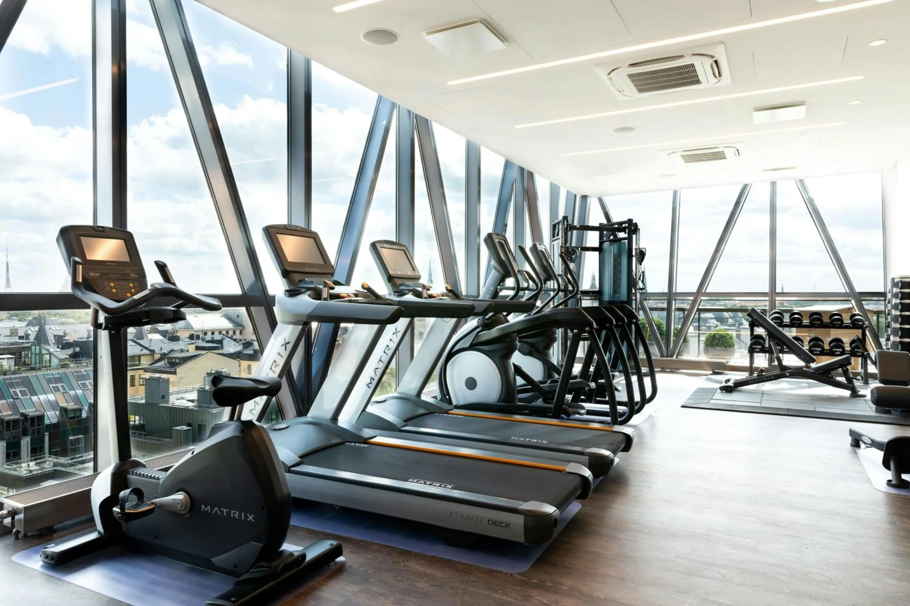 Fitness centre/facilities in AC Hotel by Marriott Riga
