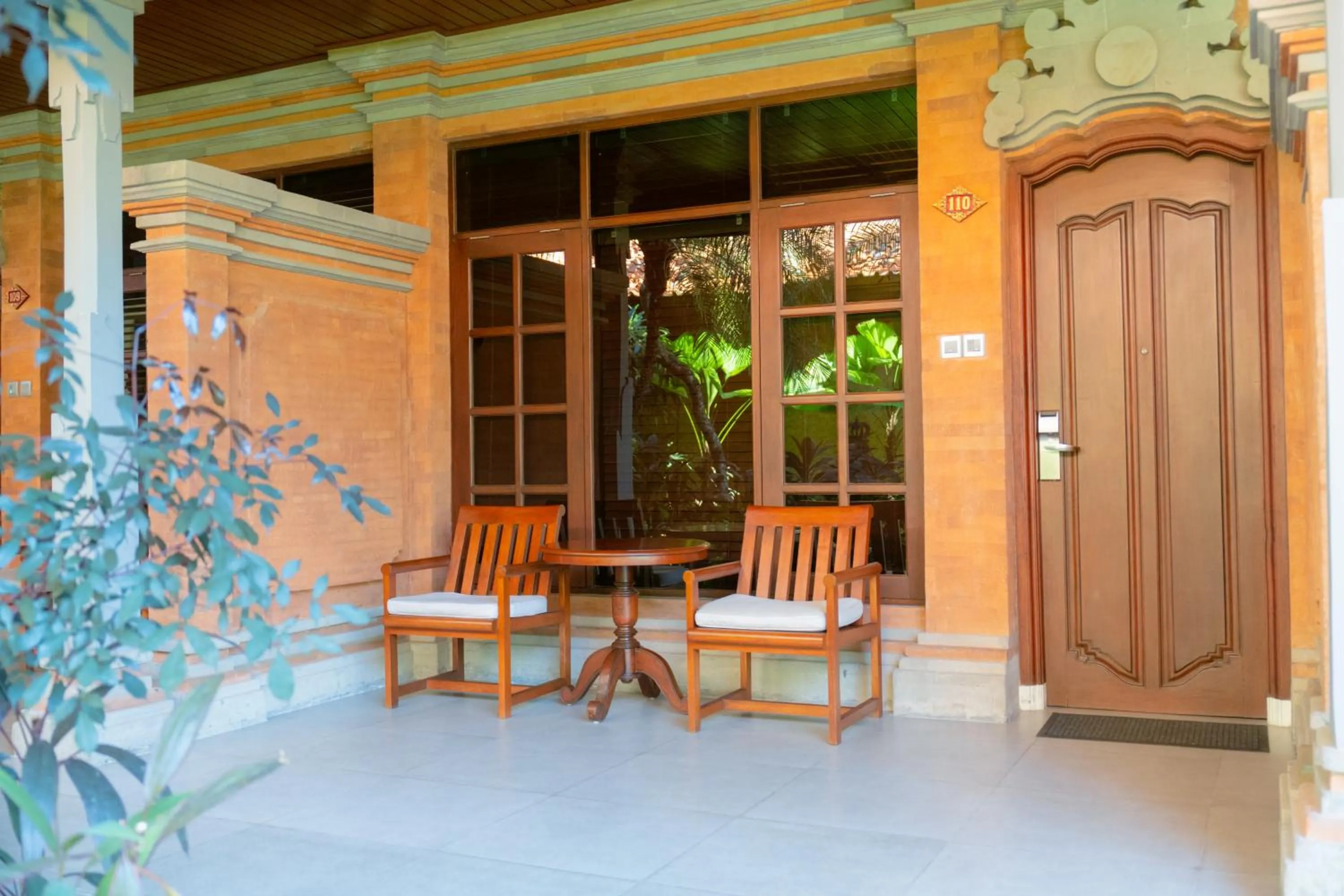 Balcony/Terrace in Griya Santrian a Beach Resort And Spa