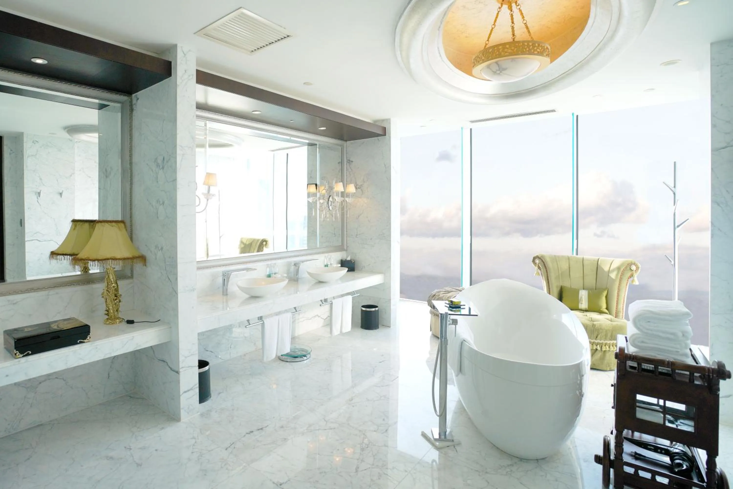 Bathroom in InterContinental Dalian by IHG