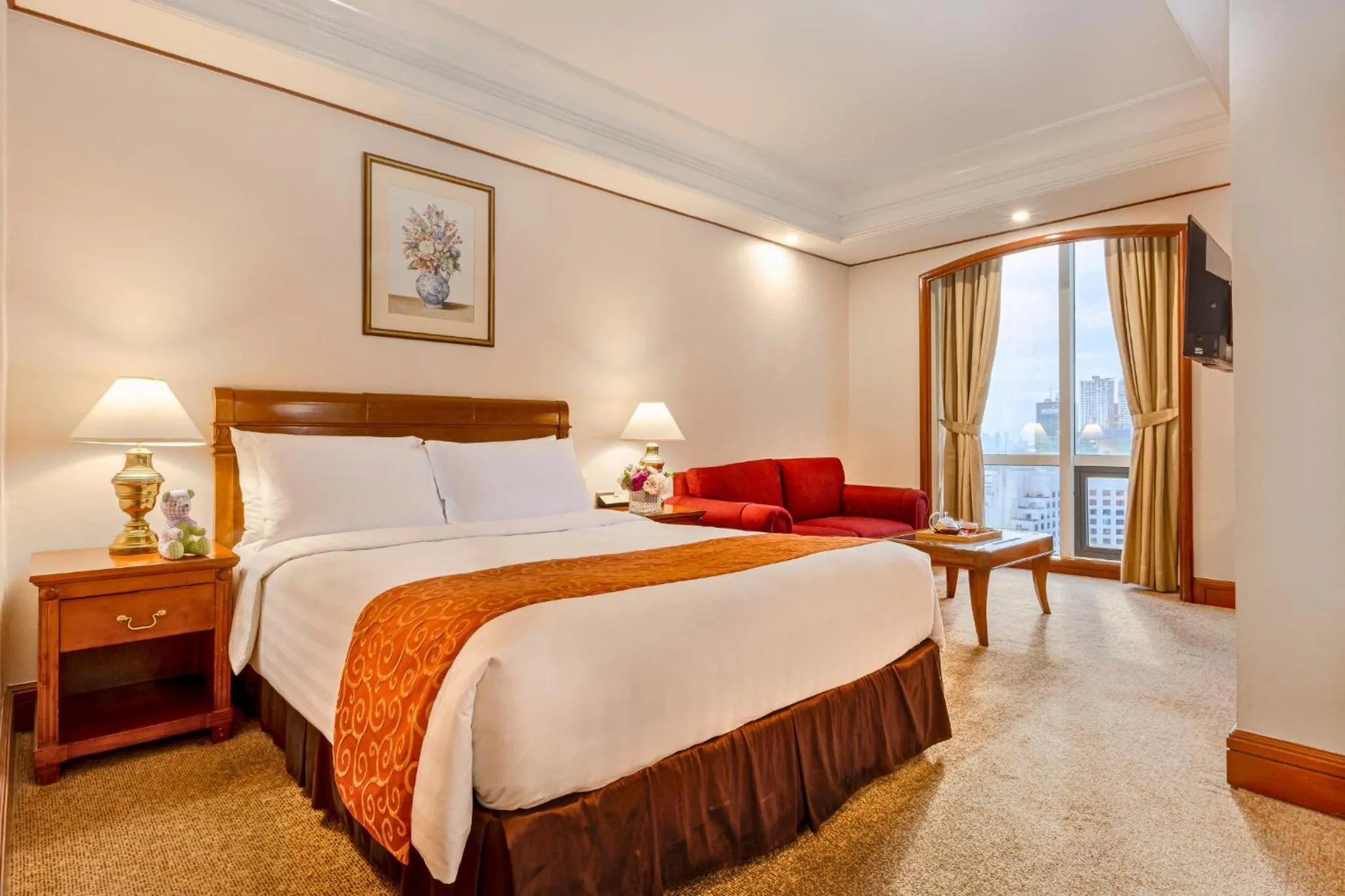 Bed in Richmonde Hotel Ortigas, Manila