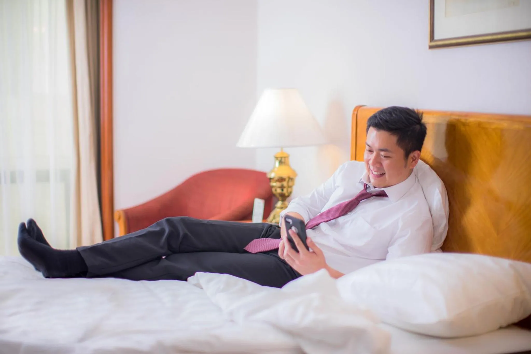 Bedroom, Bed in Richmonde Hotel Ortigas, Manila