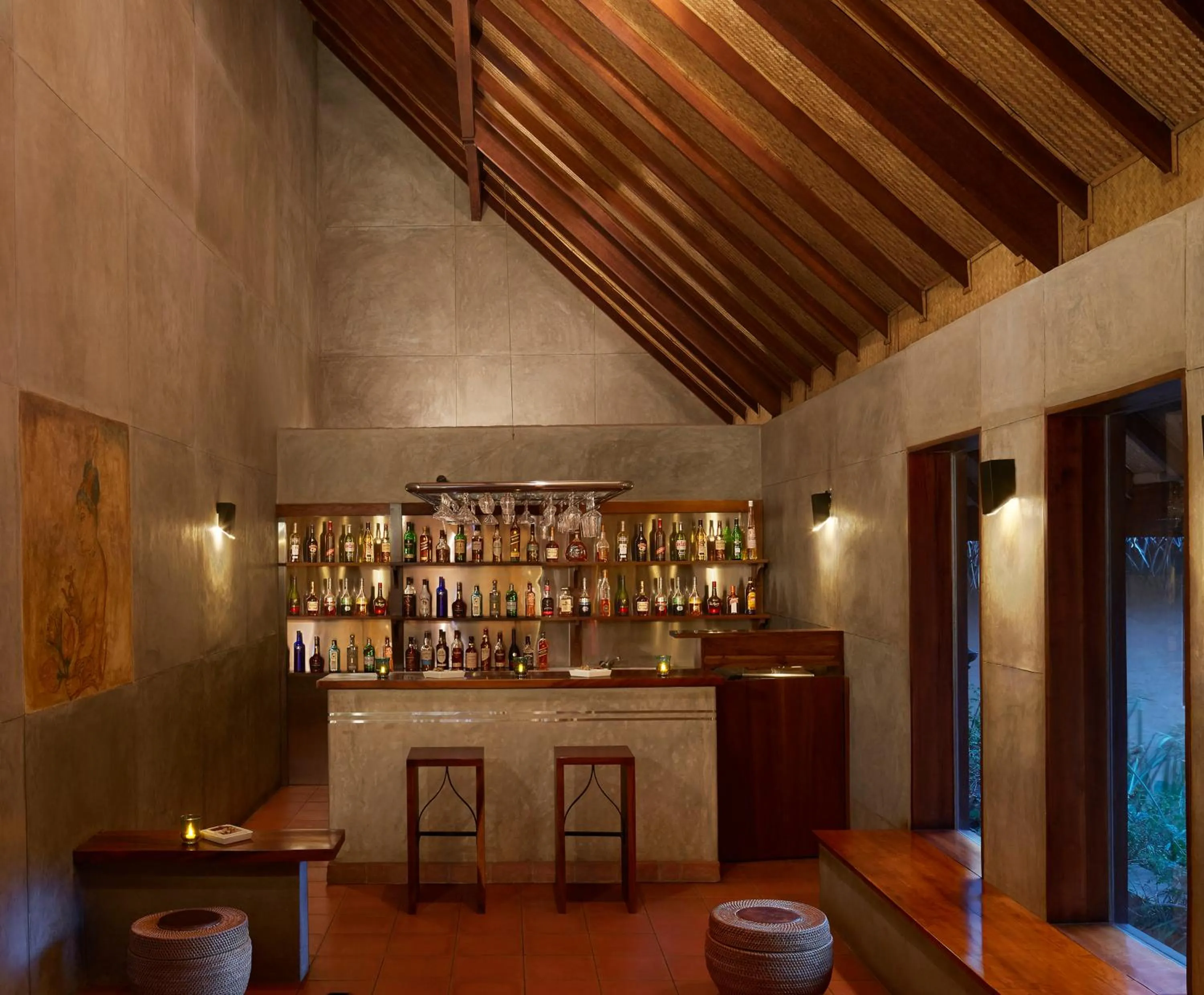 Lounge or bar in Jetwing Vil Uyana, A Luxury Reserve