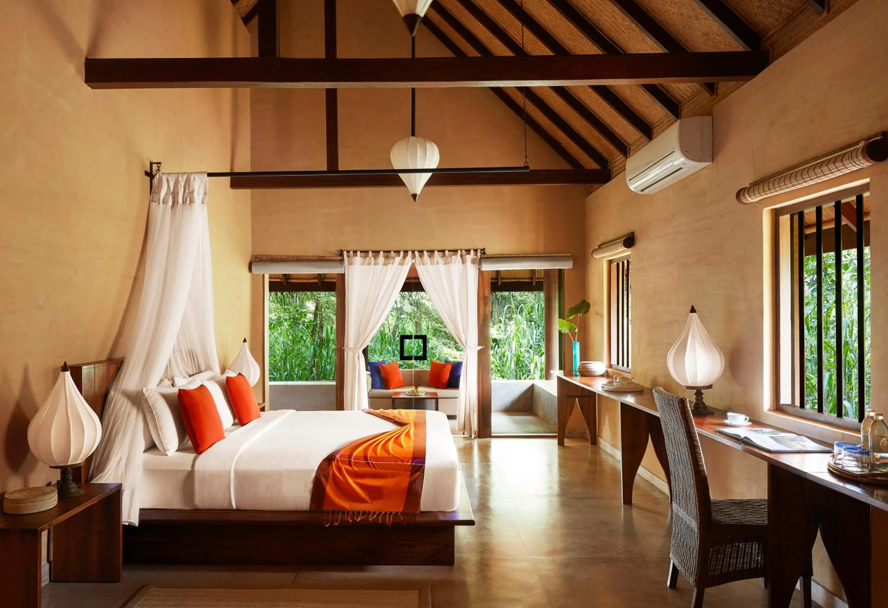 Restaurant/places to eat, Bed in Jetwing Vil Uyana, A Luxury Reserve