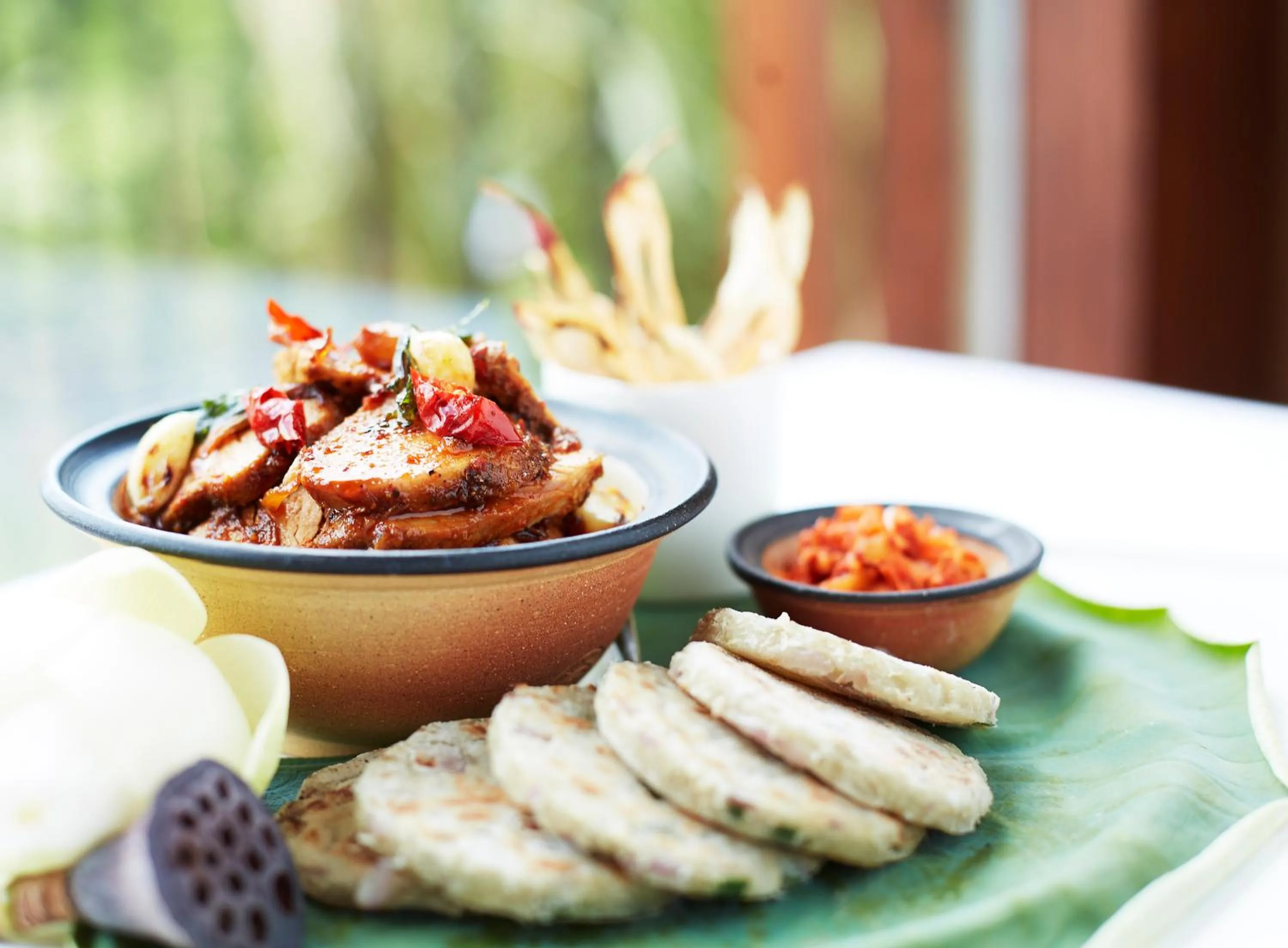 Breakfast in Jetwing Vil Uyana, A Luxury Reserve