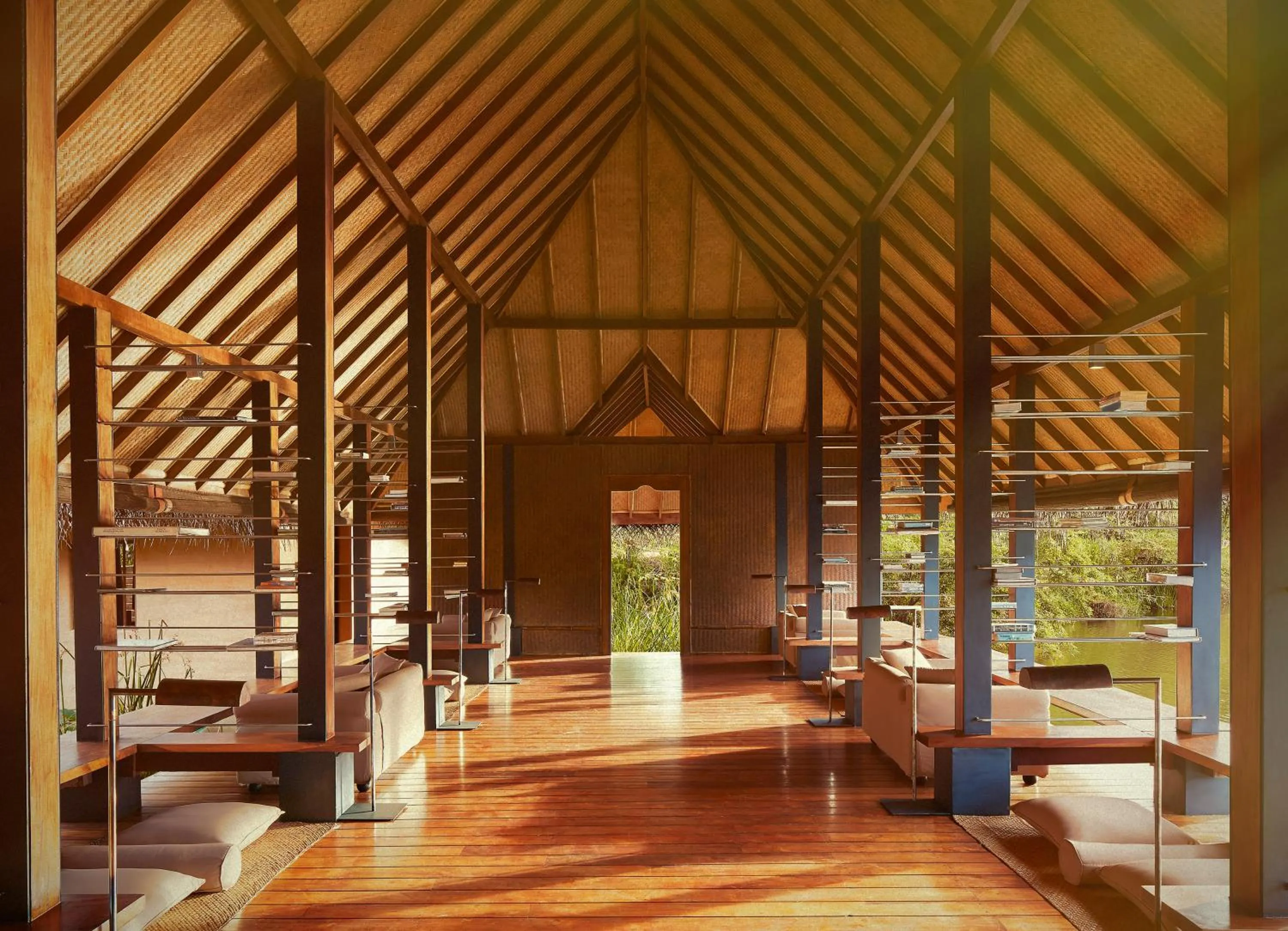 Lobby or reception in Jetwing Vil Uyana, A Luxury Reserve