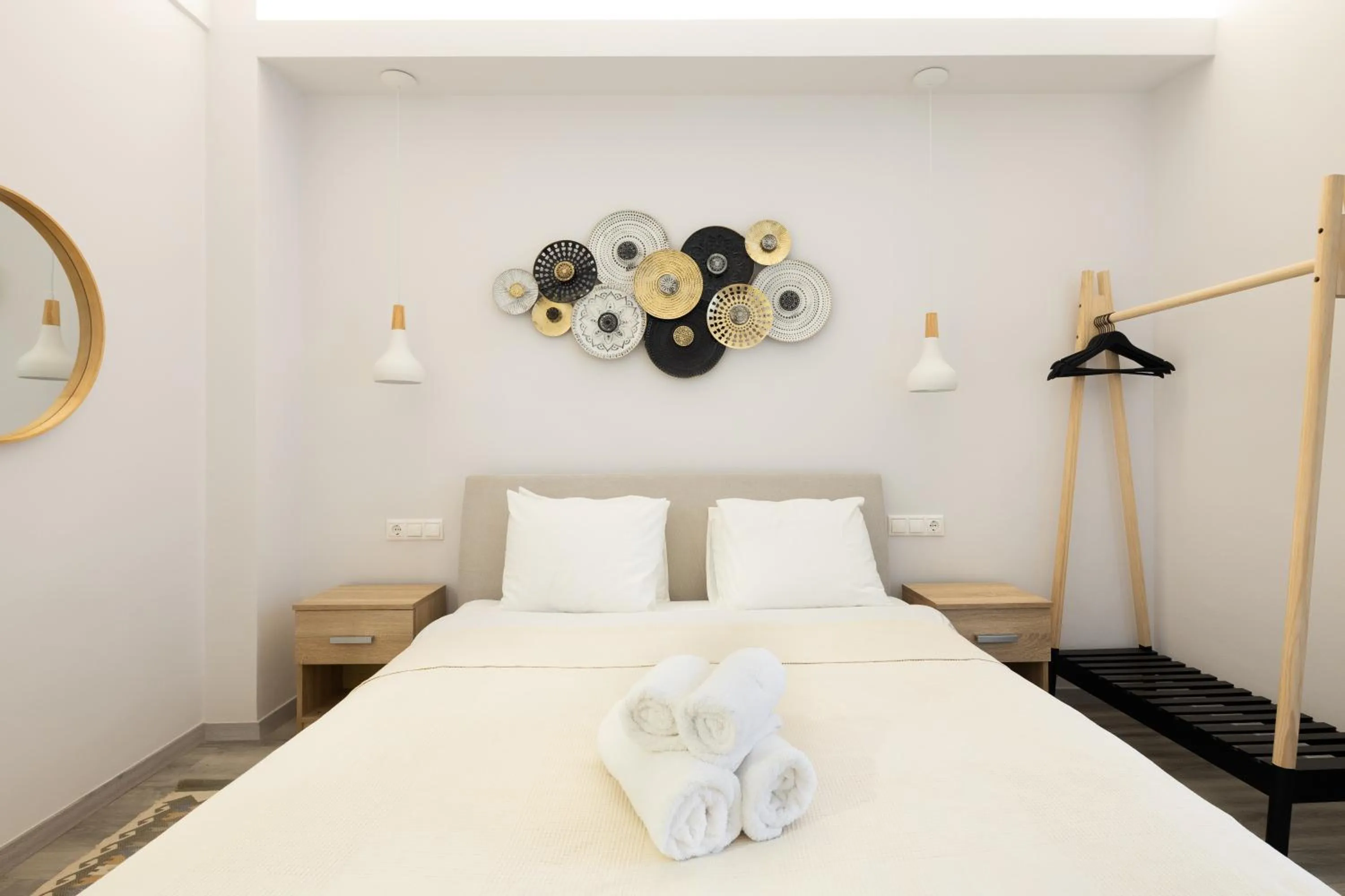 Bedroom, Bed in Apartments Historical Center