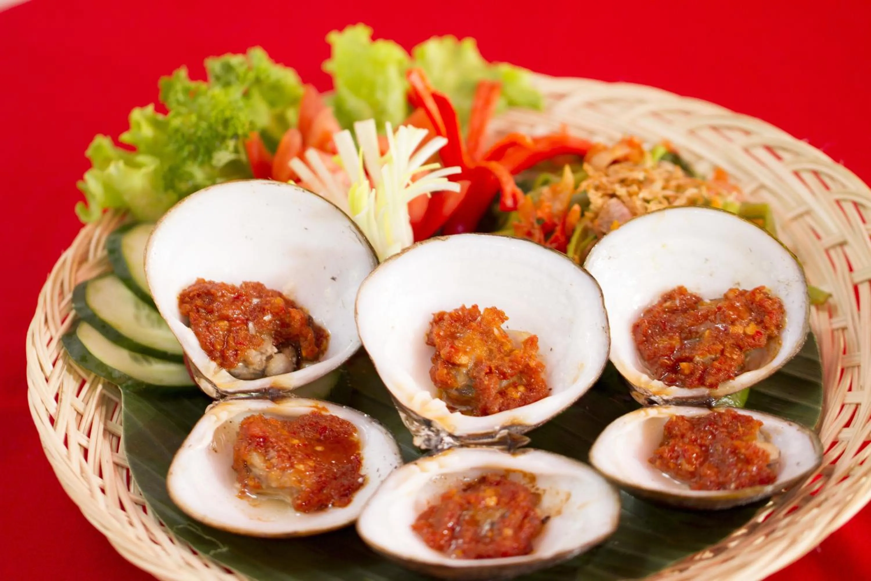 Food close-up in Seminyak Paradiso Hotel