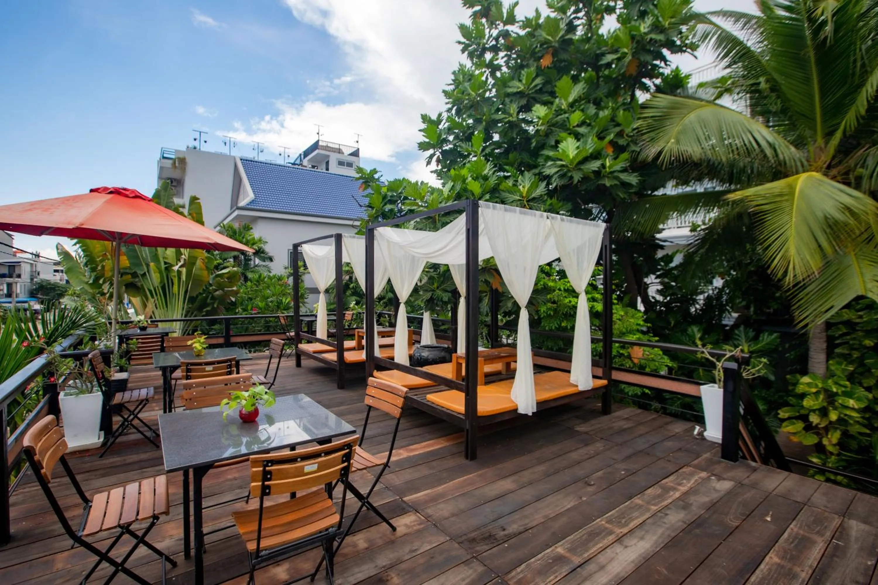 Lounge or bar in Amber Angkor Villa Hotel & Spa