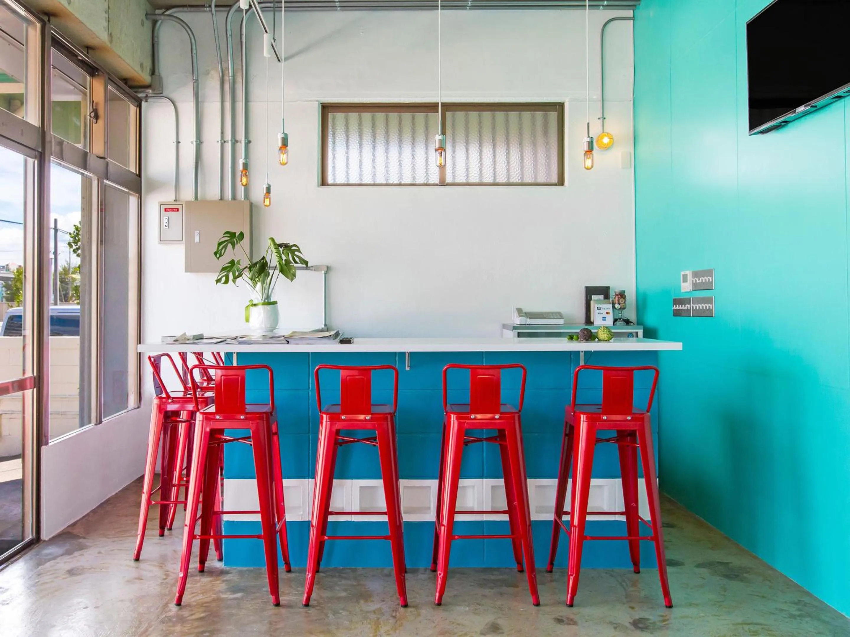 Lounge or bar in Seawall Hostel