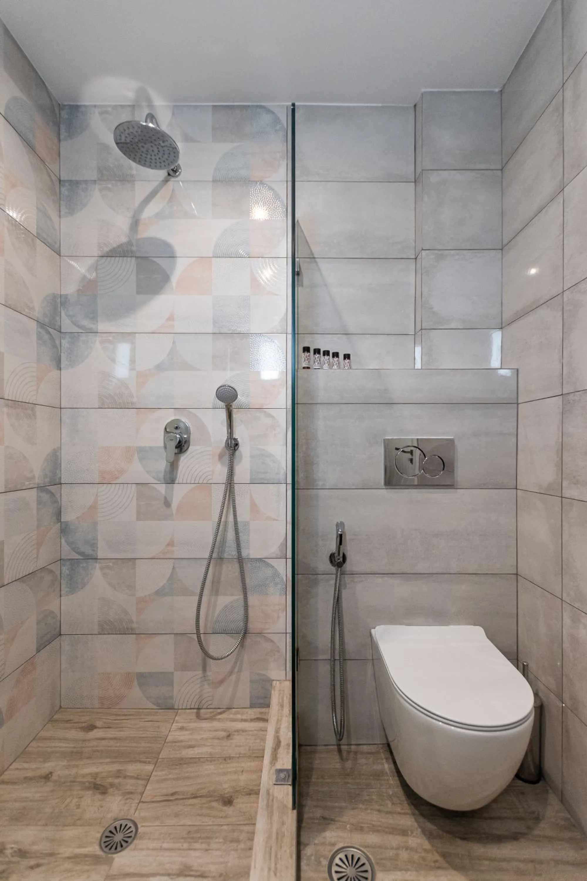 Shower in Sun Beach Hotel