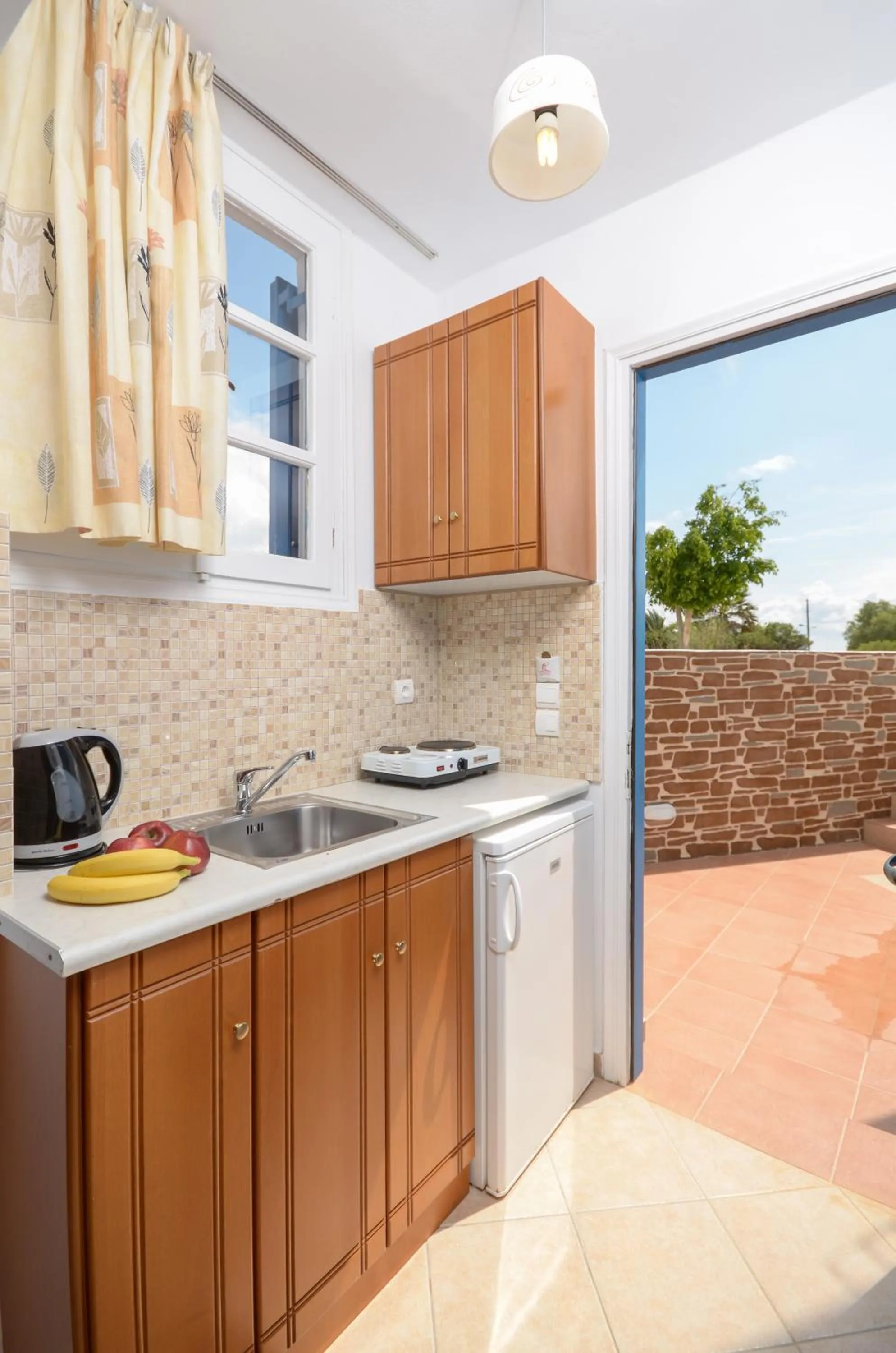 Kitchen or kitchenette in Sun Beach Hotel