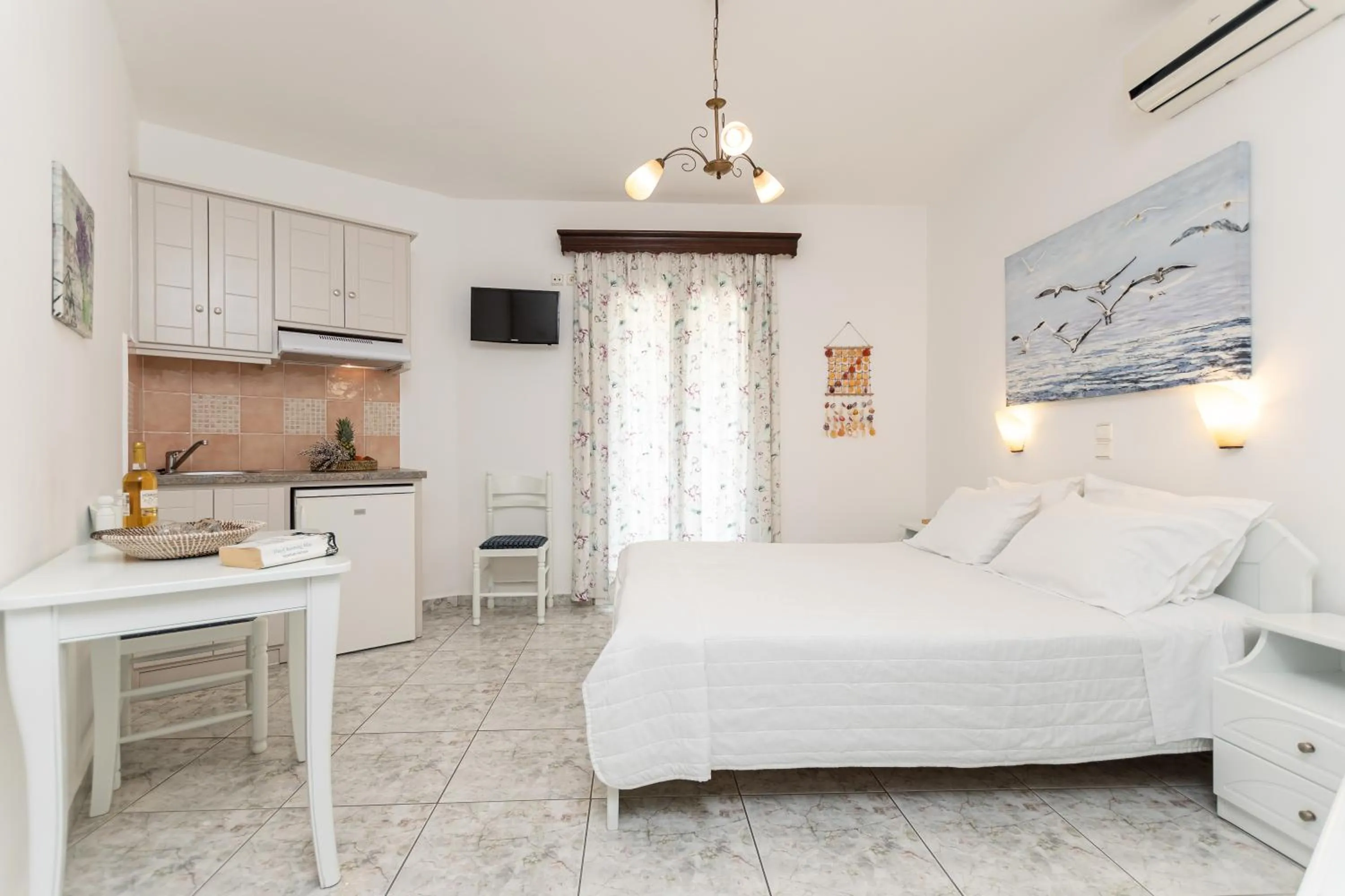 Bed in Sun Beach Hotel