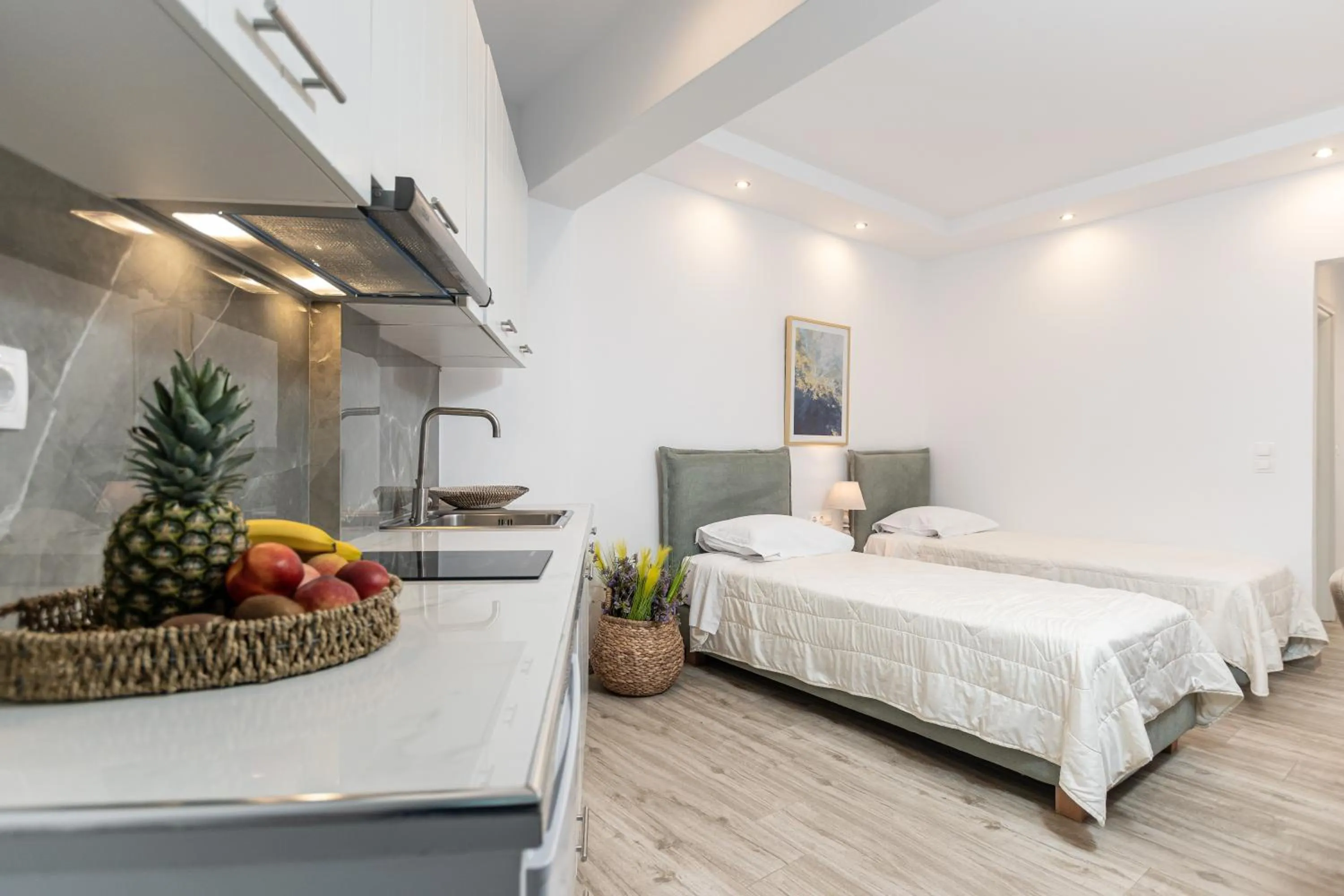 Bed in Sun Beach Hotel