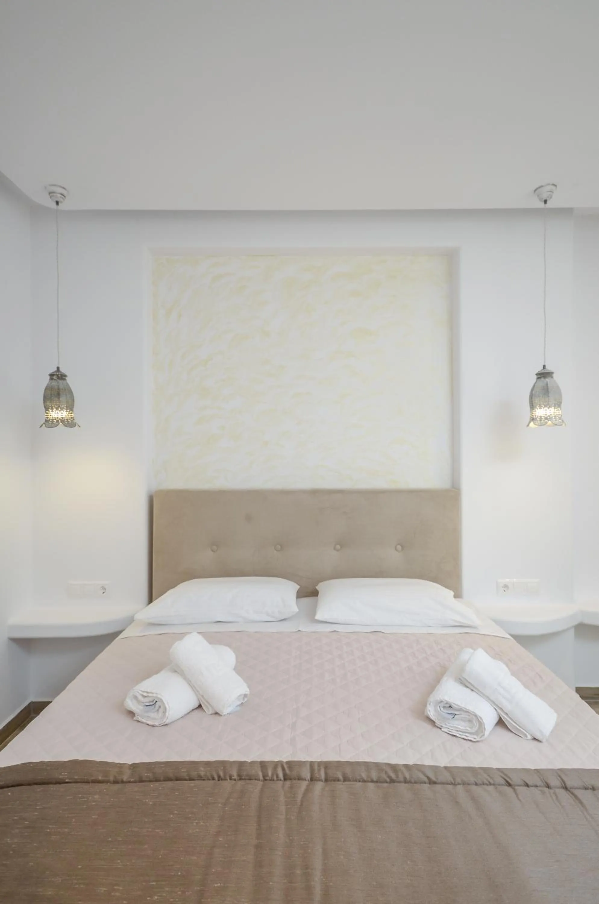 Bed in Sun Beach Hotel