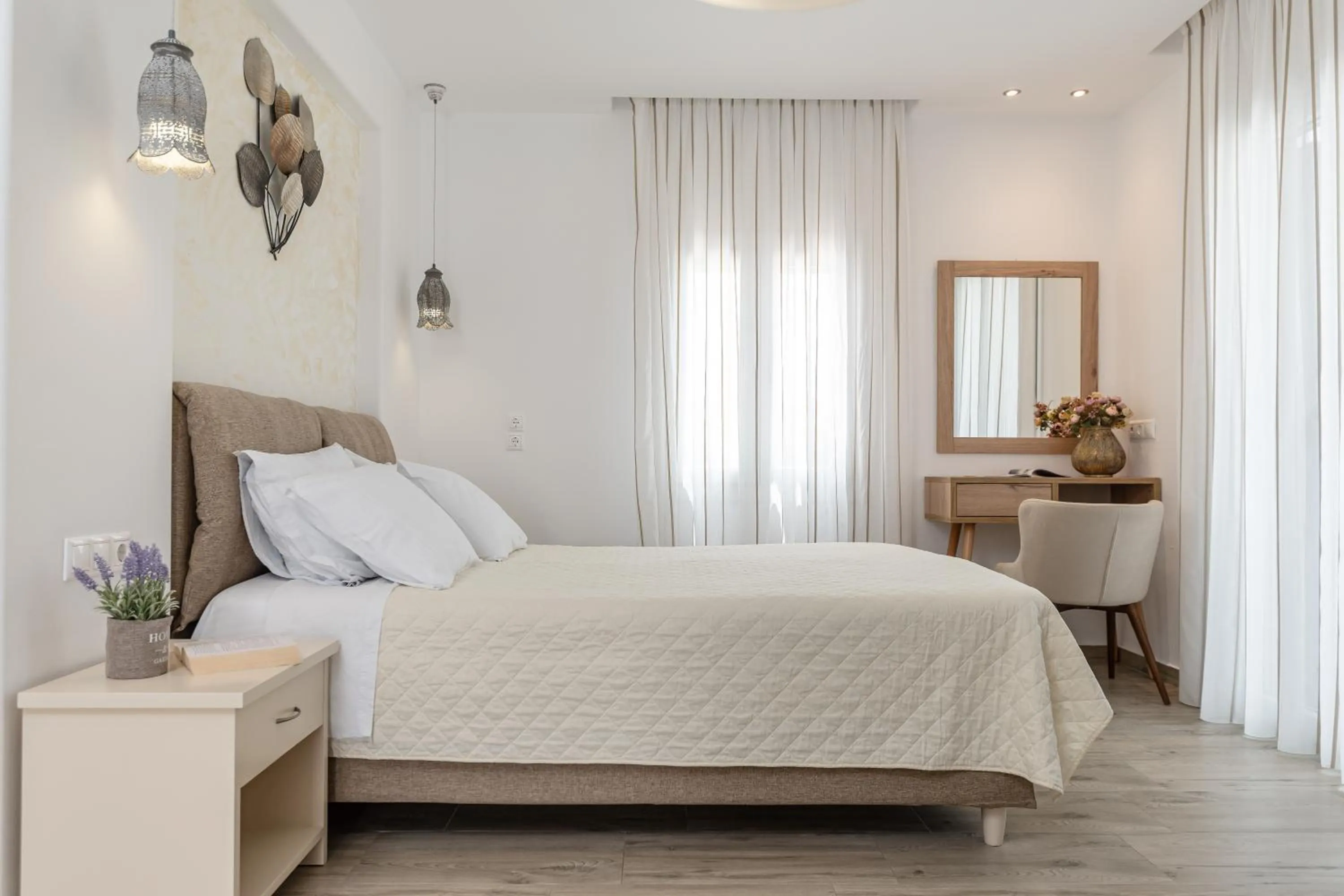 Bed in Sun Beach Hotel