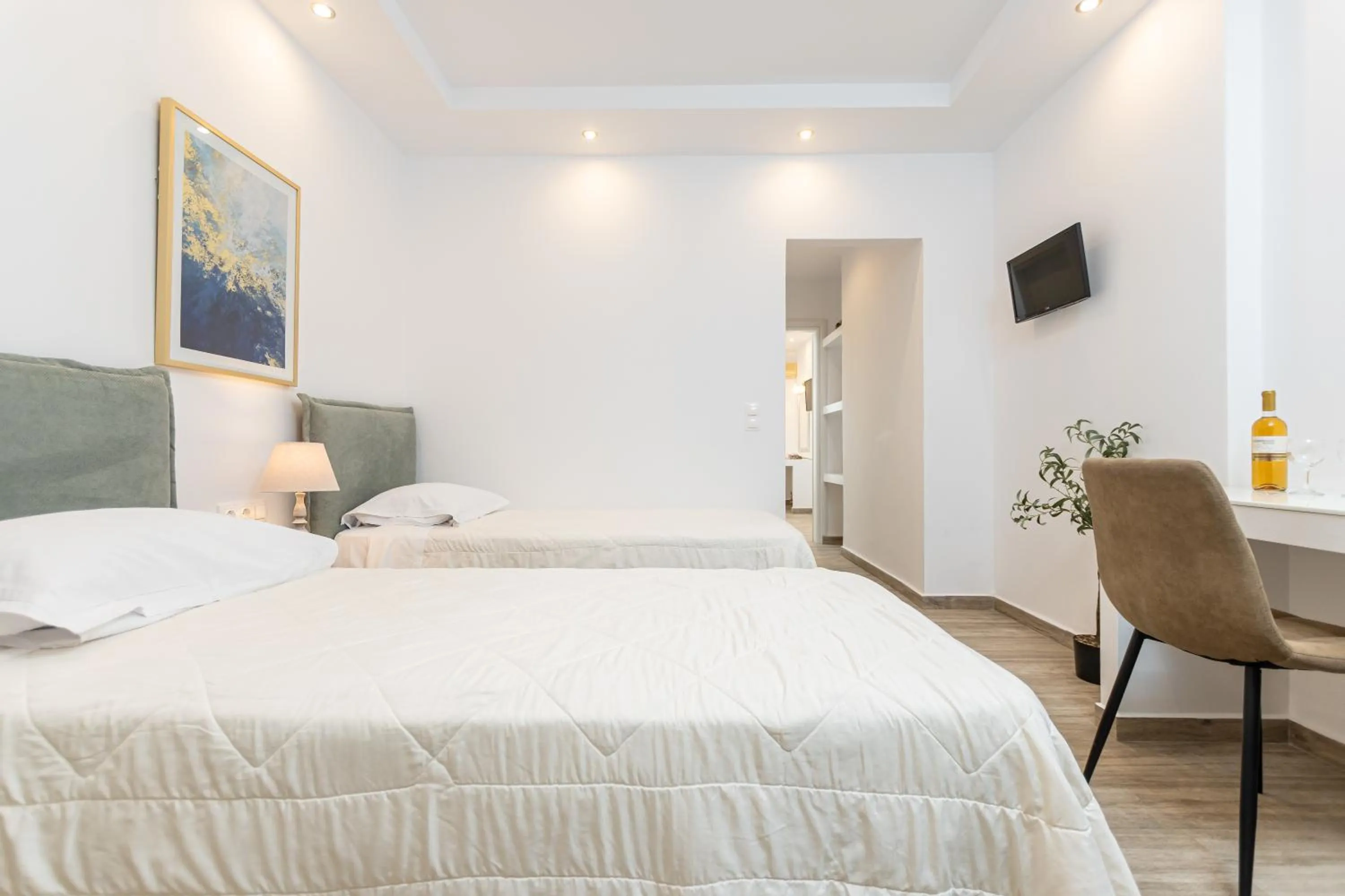 Bed in Sun Beach Hotel