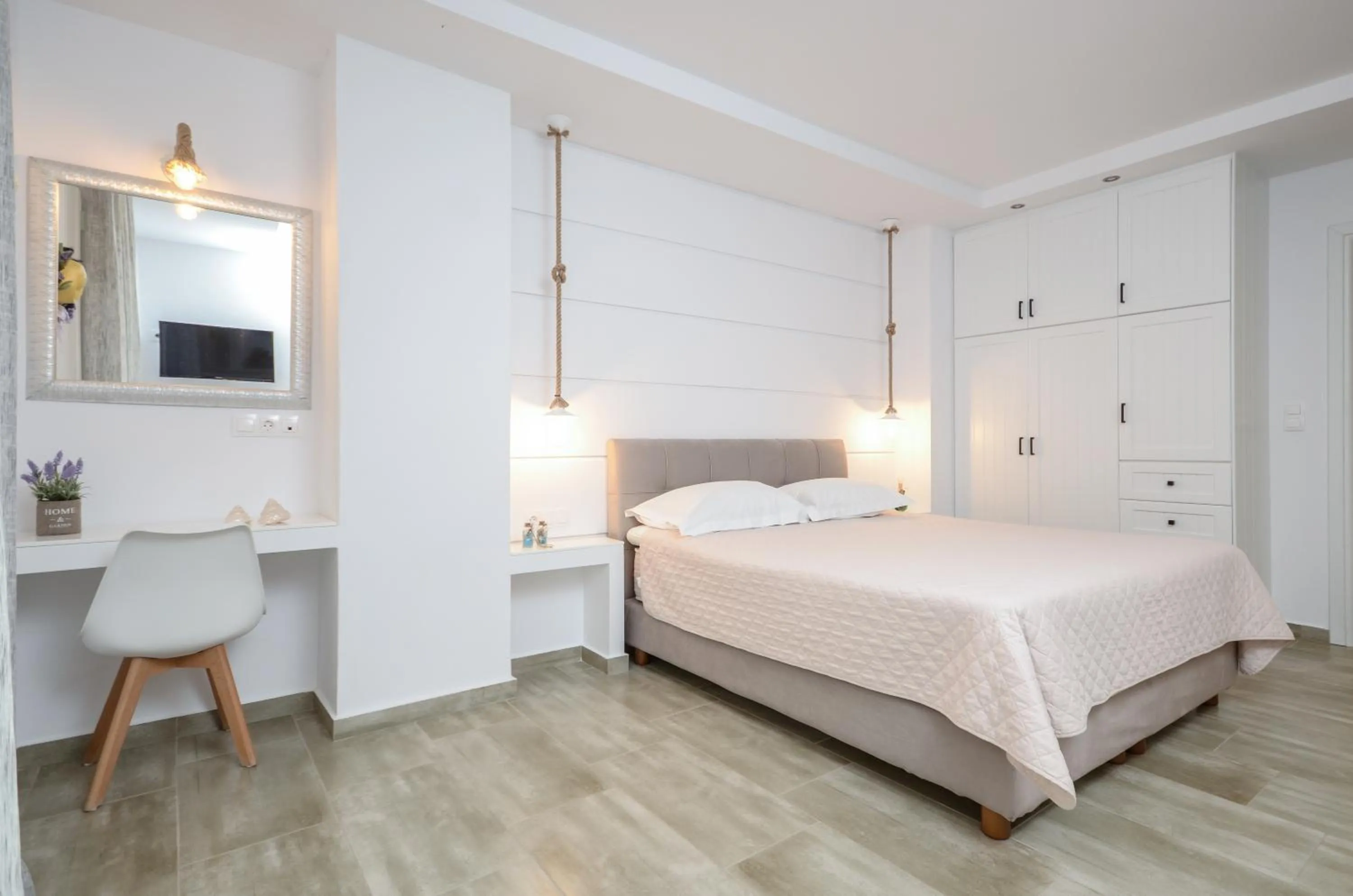 Bed in Sun Beach Hotel