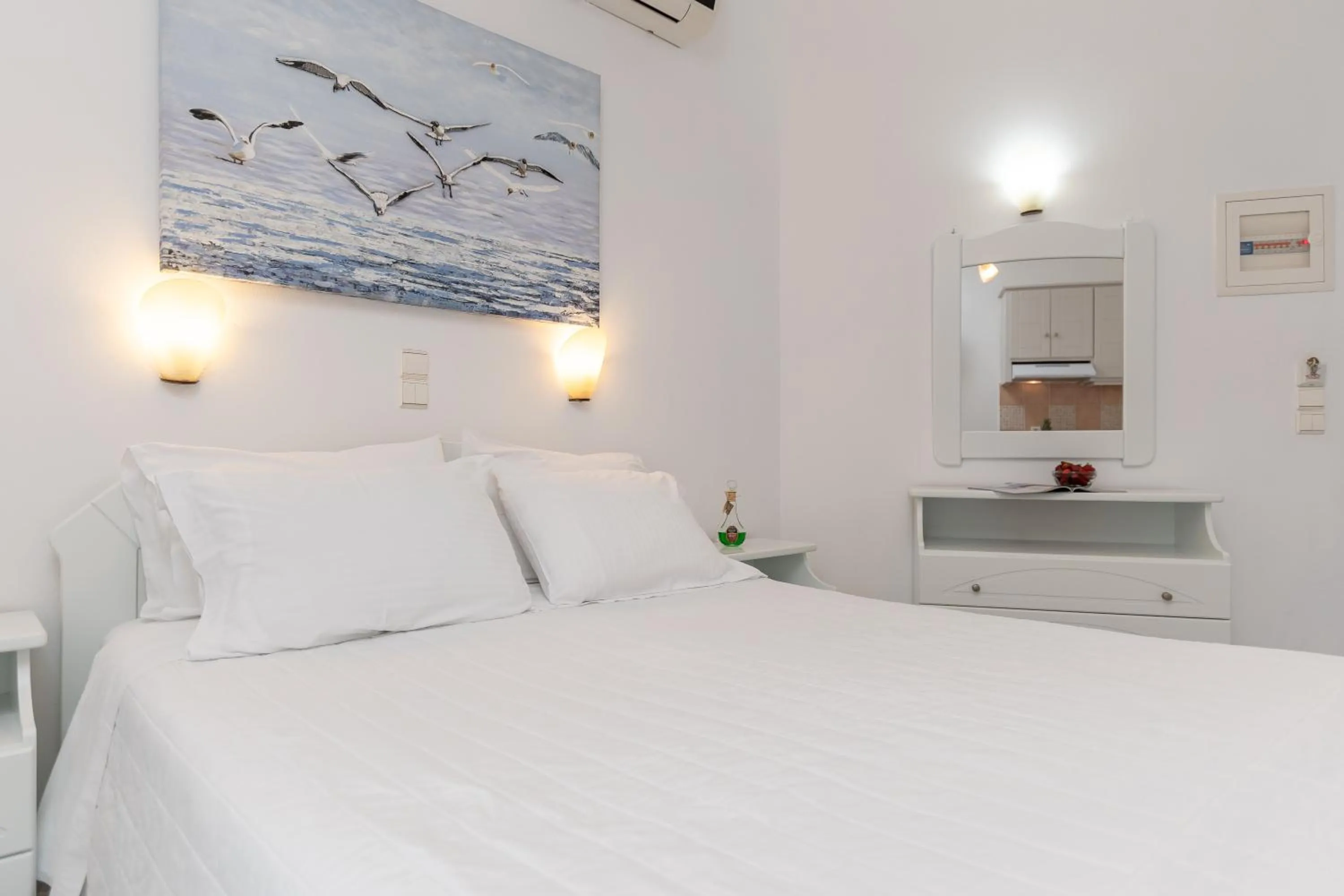 Bed in Sun Beach Hotel