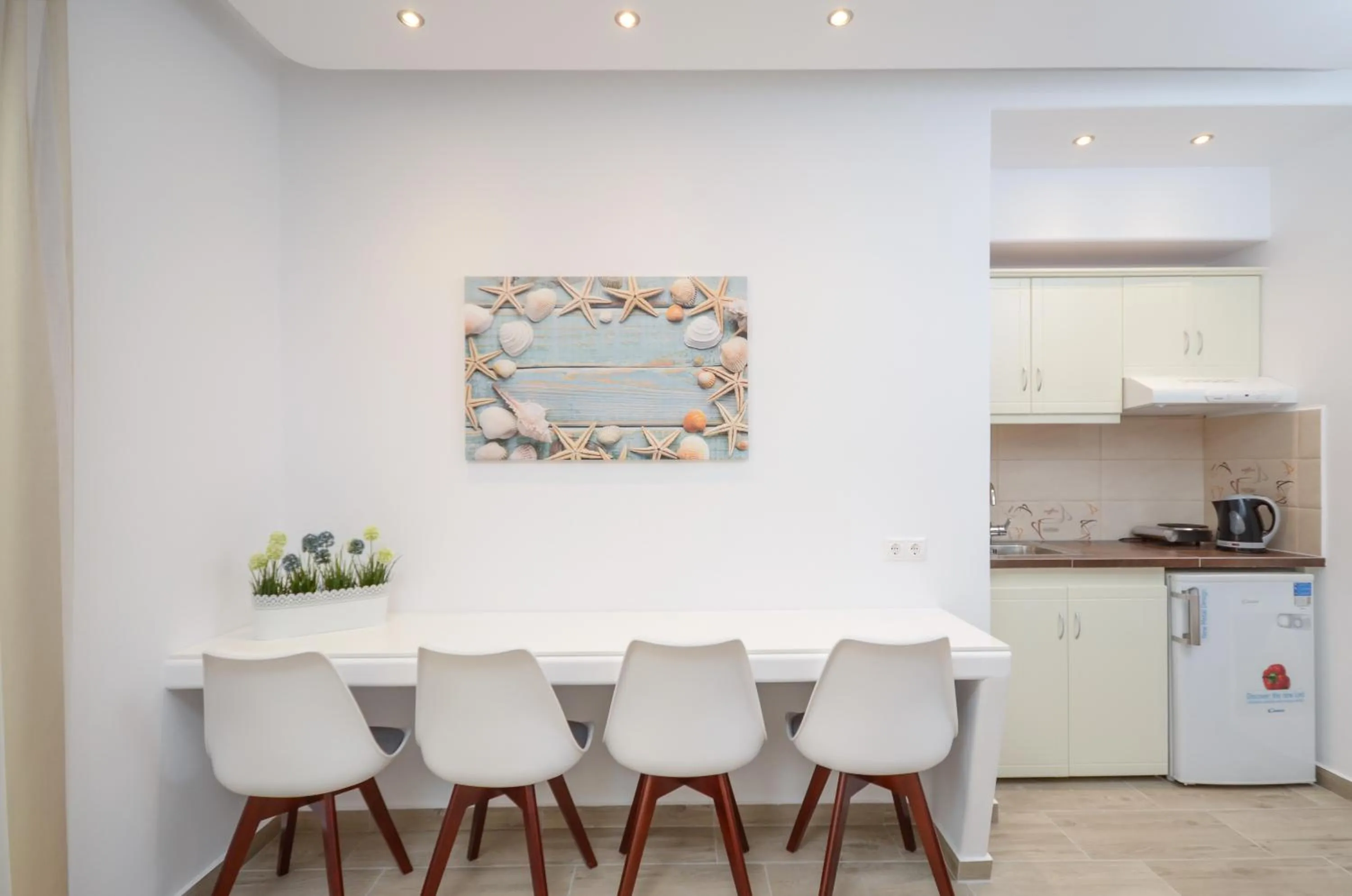 Kitchen or kitchenette in Sun Beach Hotel