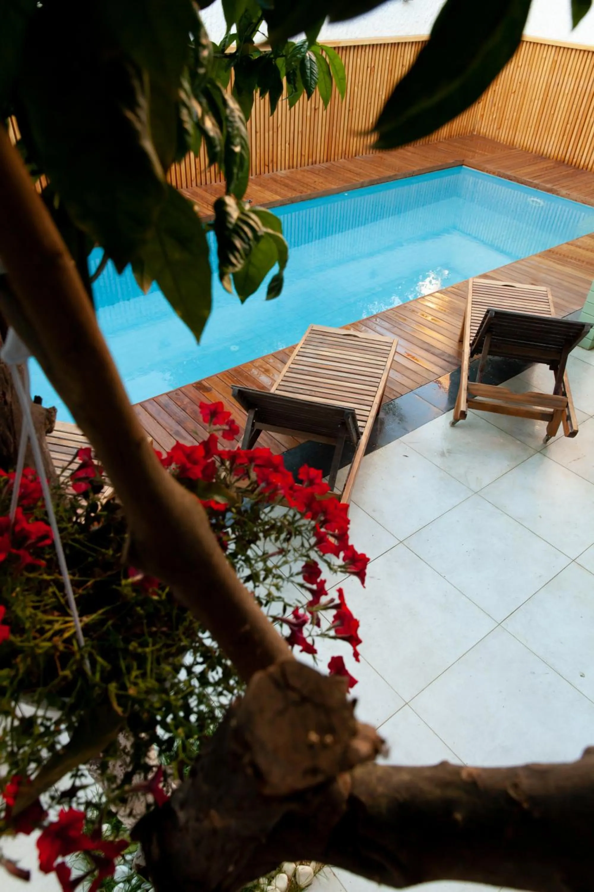 Pool view in The Suite Apart Hotel