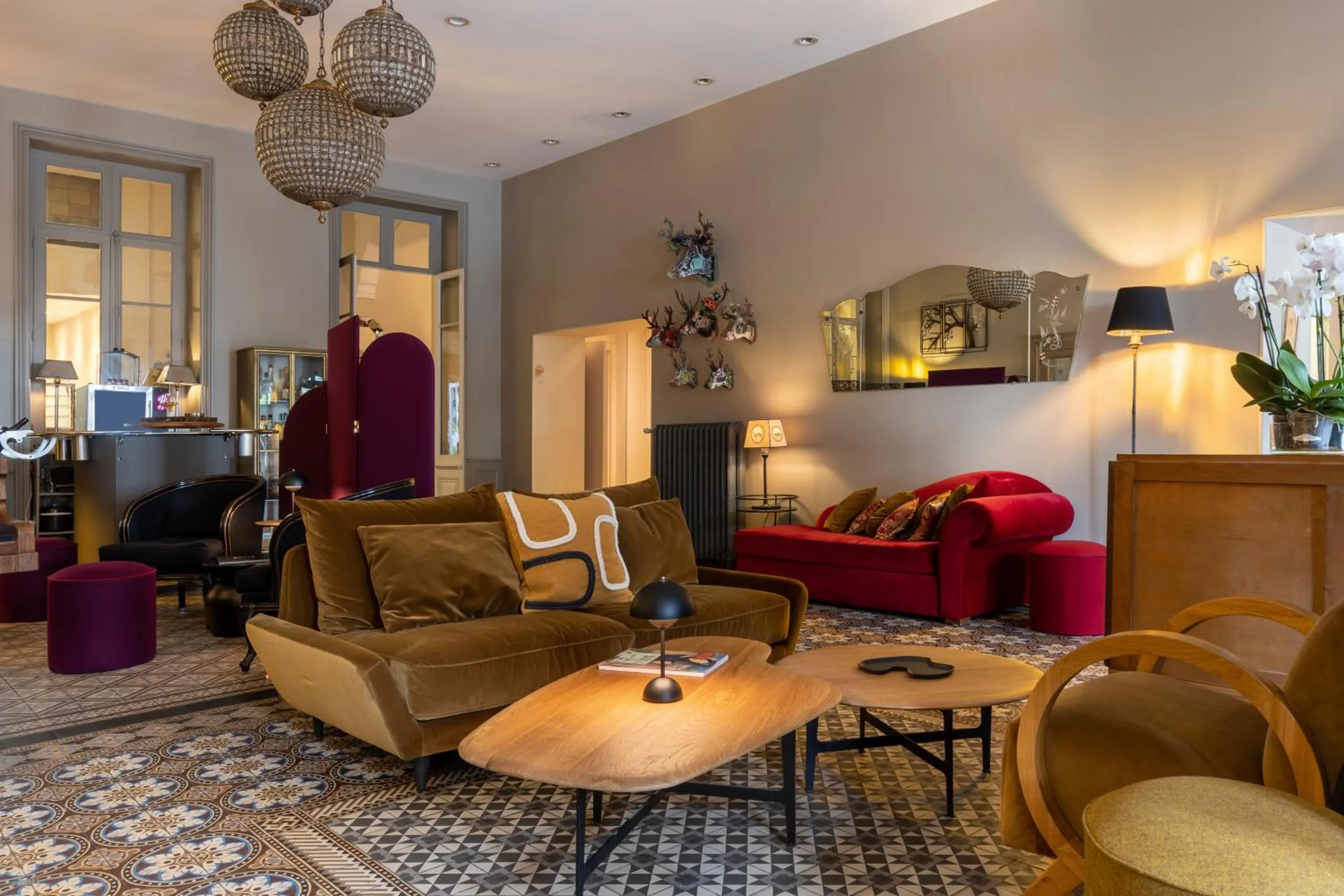 Living room in Best Western Plus d'Europe et d'Angleterre