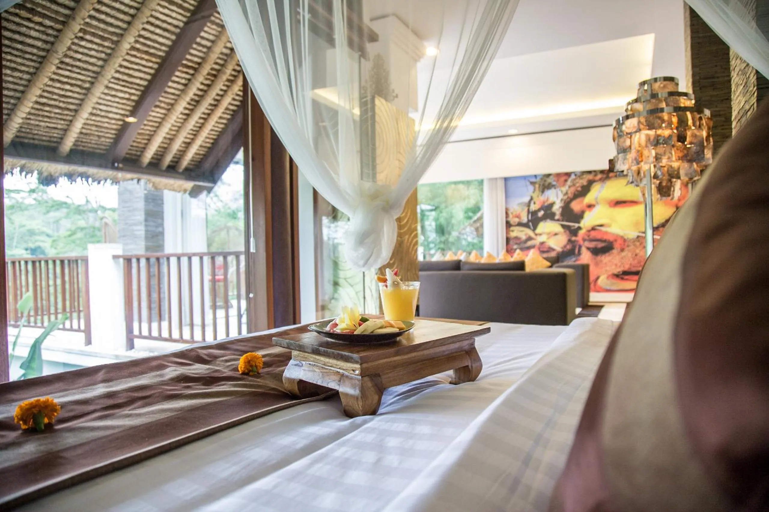 Balcony/Terrace in The Manipura Luxury Estate and Spa Up to 18 person, fully serviced