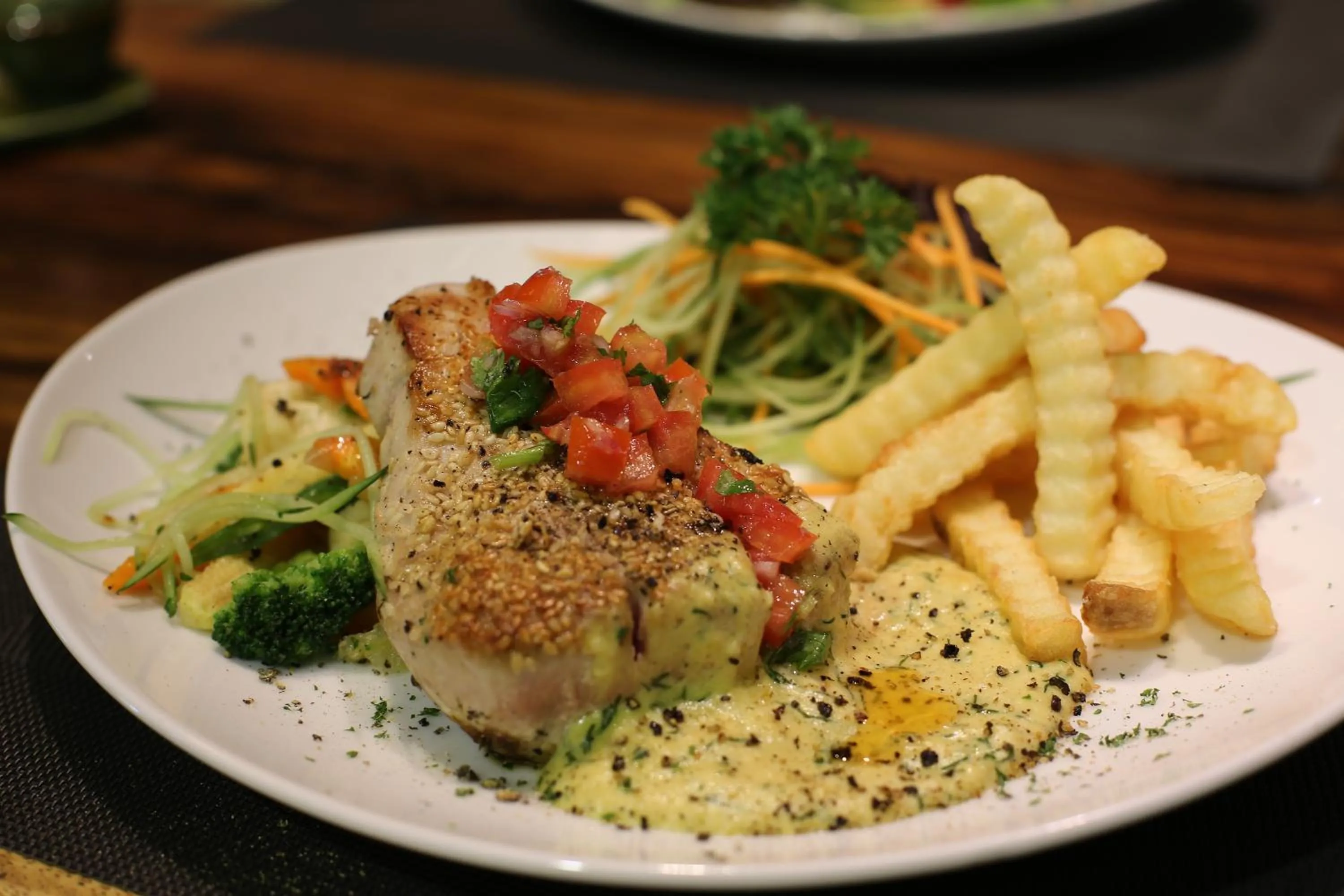 Food close-up in The Manipura Luxury Estate and Spa Up to 18 person, fully serviced