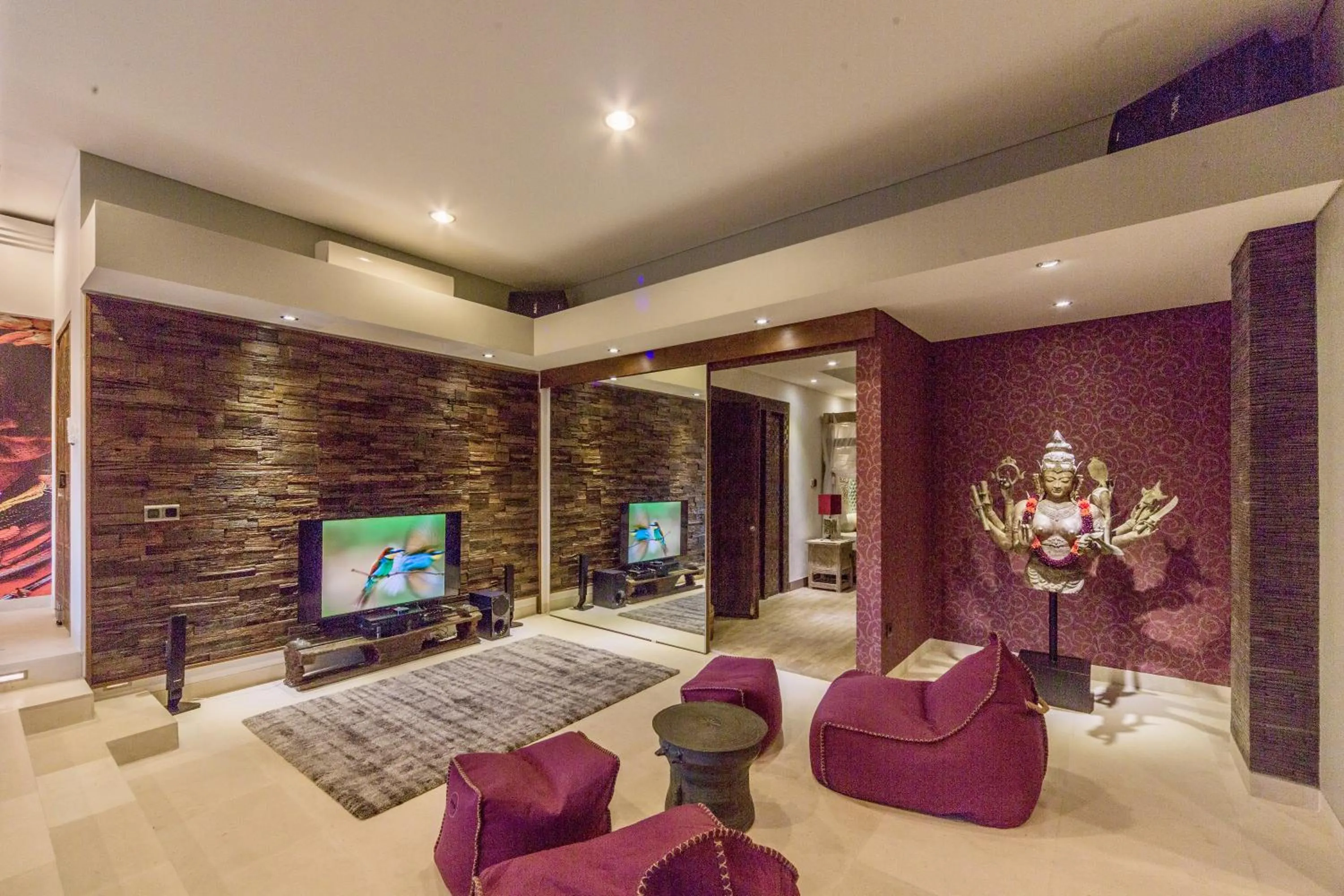 TV and multimedia in The Manipura Luxury Estate and Spa Up to 18 person, fully serviced