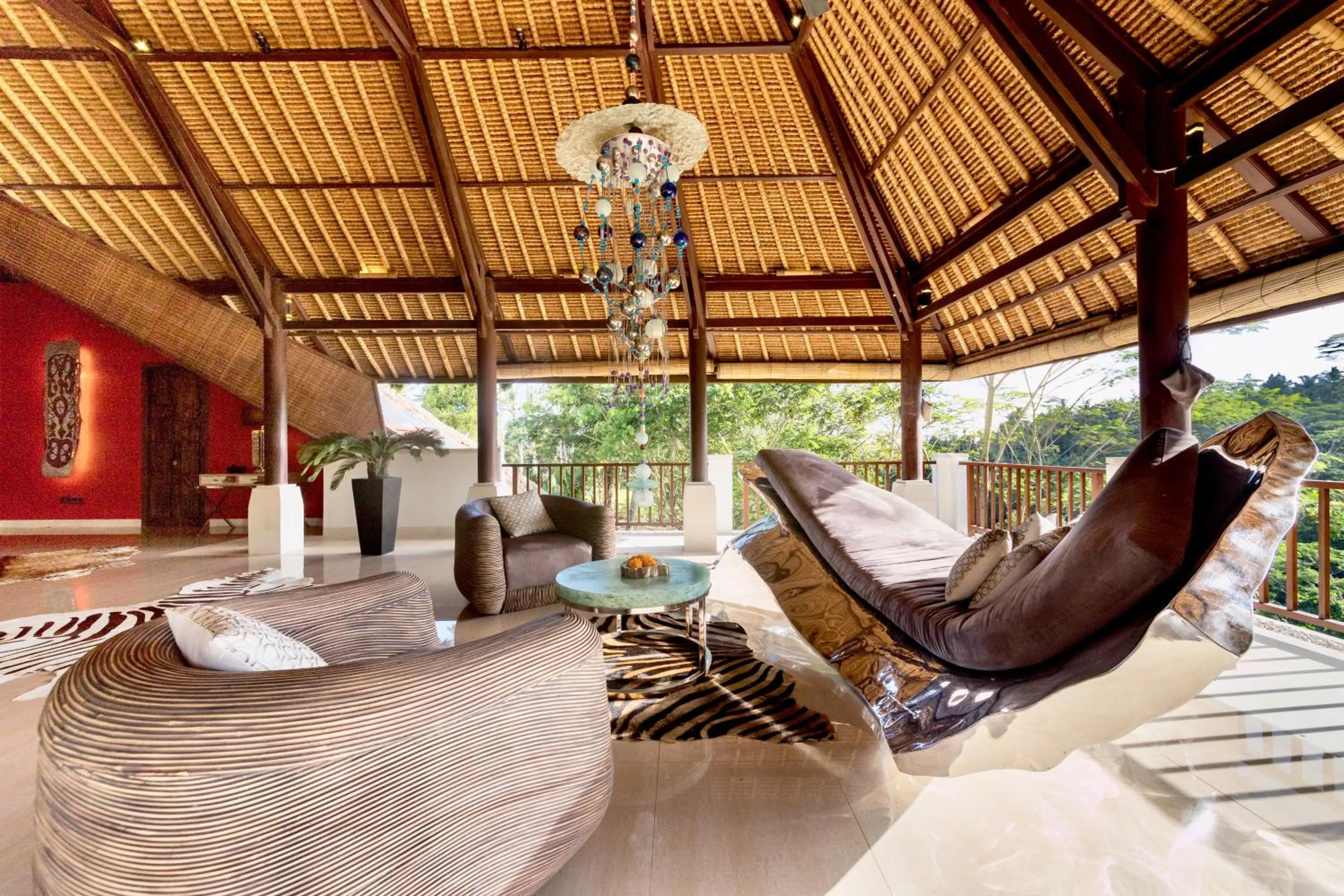 Balcony/Terrace in The Manipura Luxury Estate and Spa Up to 18 person, fully serviced