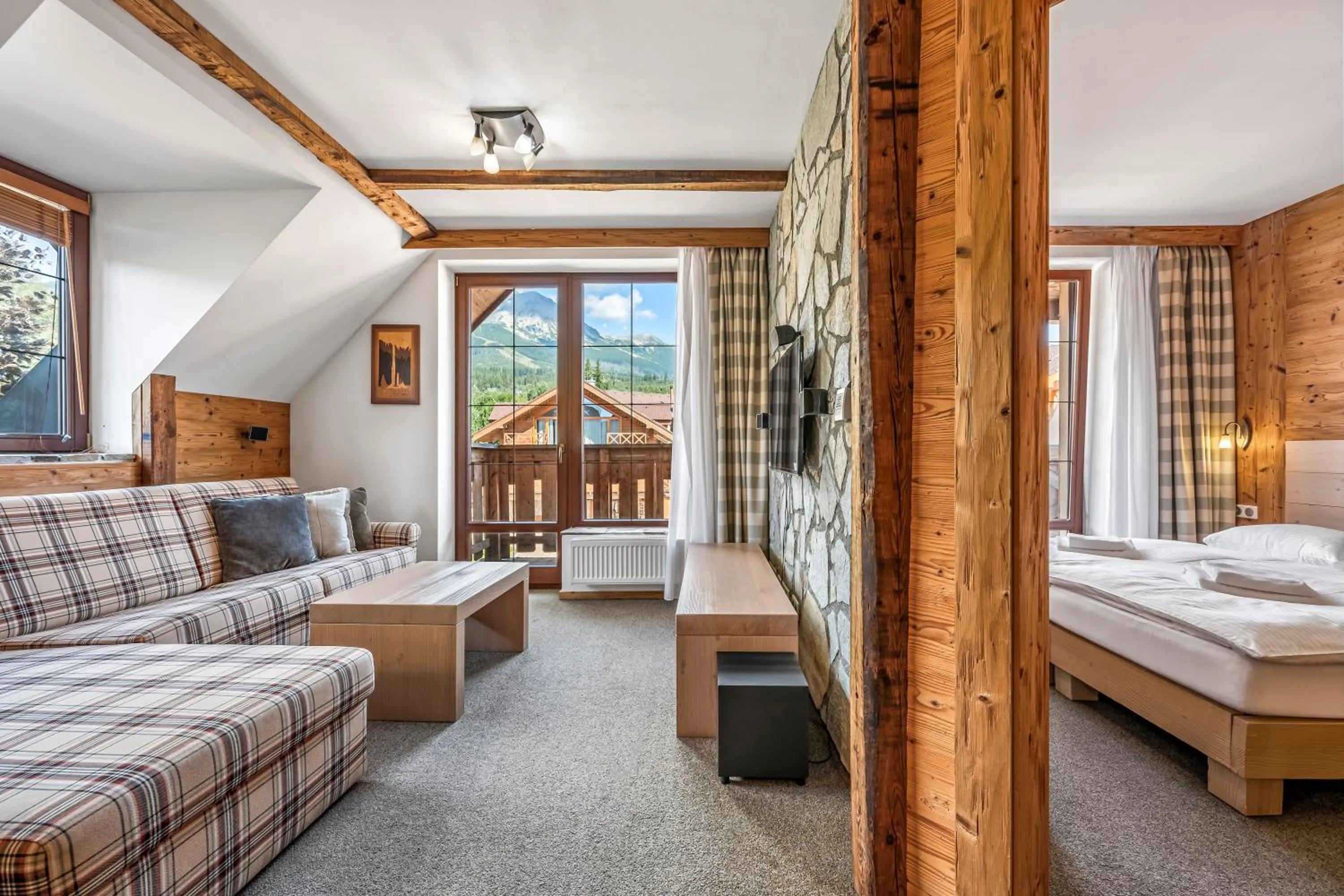 Photo of the whole room, Bed in Kukučka Lomnica - Tatranská Lomnica