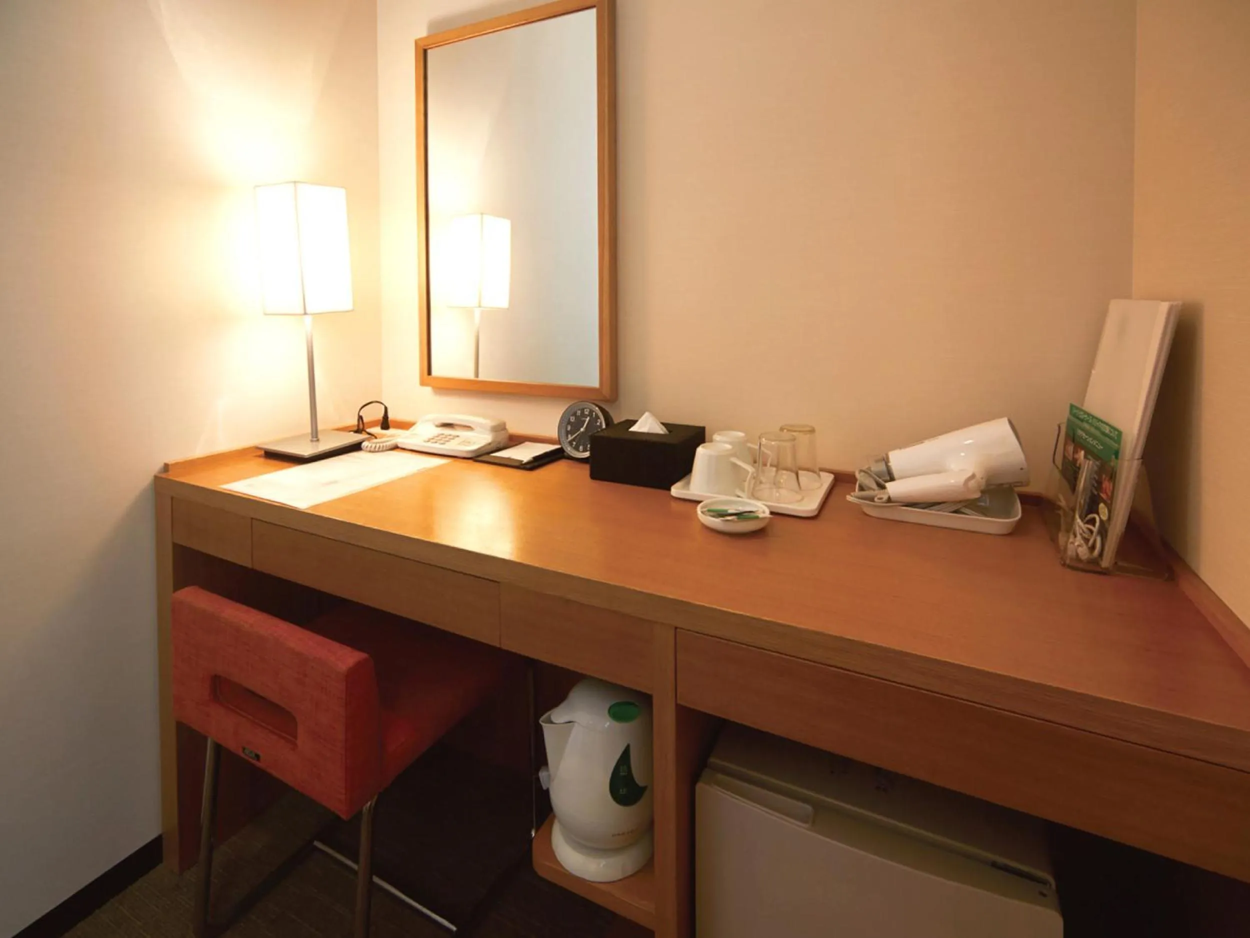 Seating area in Vessel Inn Hakata Nakasu