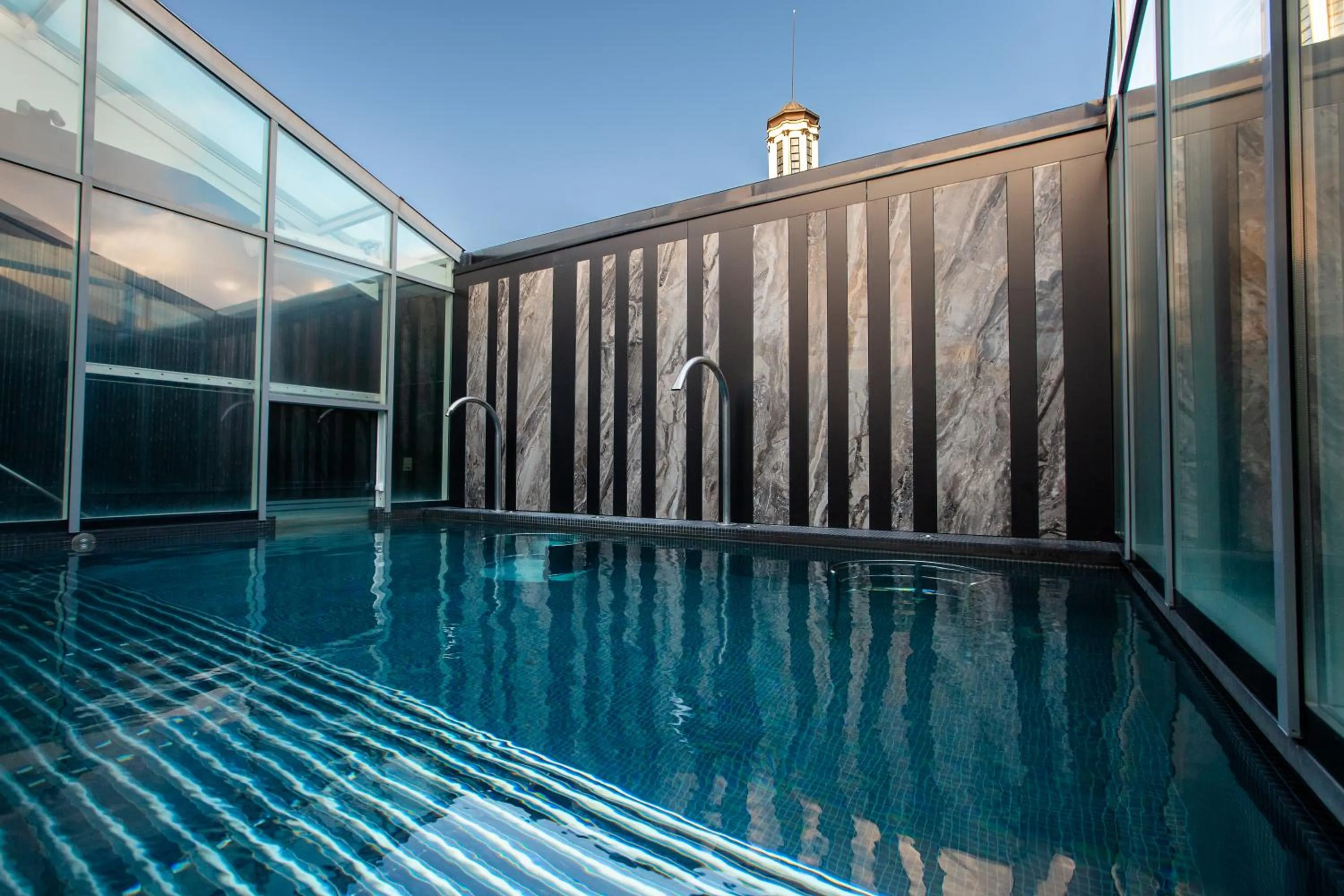 Swimming pool in Radisson Blu Latvija Conference & Spa Hotel, Riga