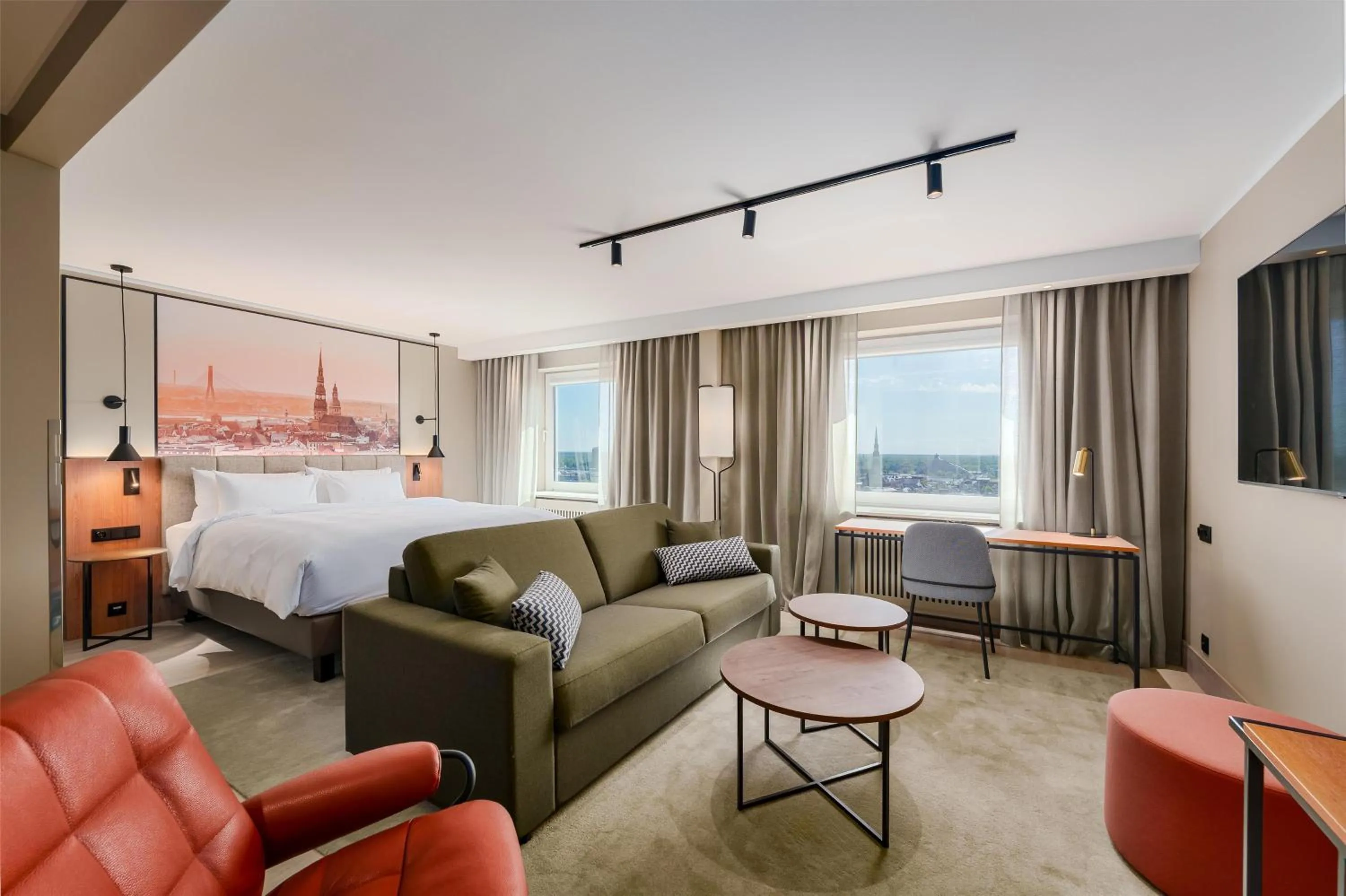 Bedroom, Bed in Radisson Blu Latvija Conference & Spa Hotel, Riga