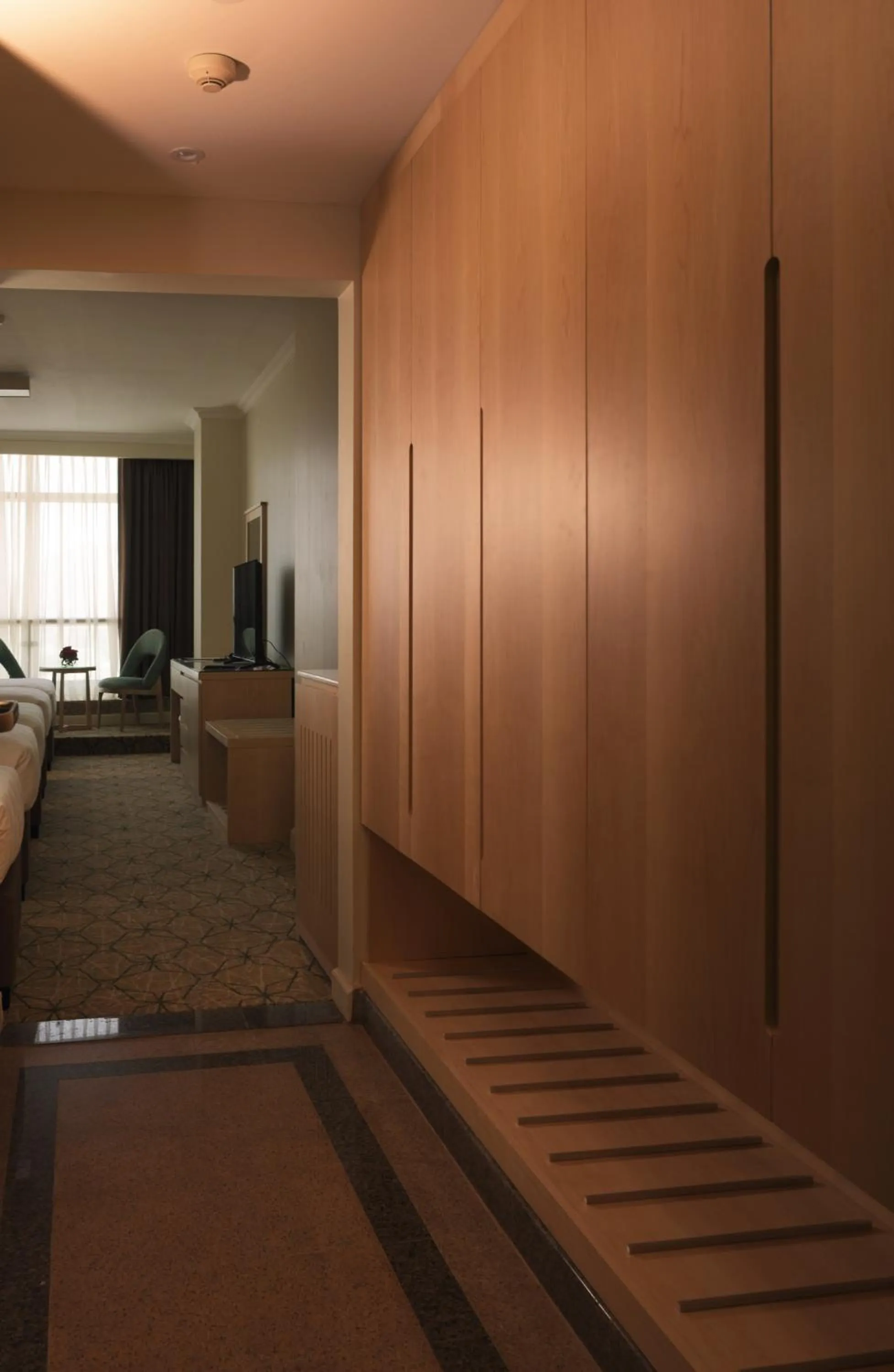 Living room in SAJA By Warwick Madinah Hotel