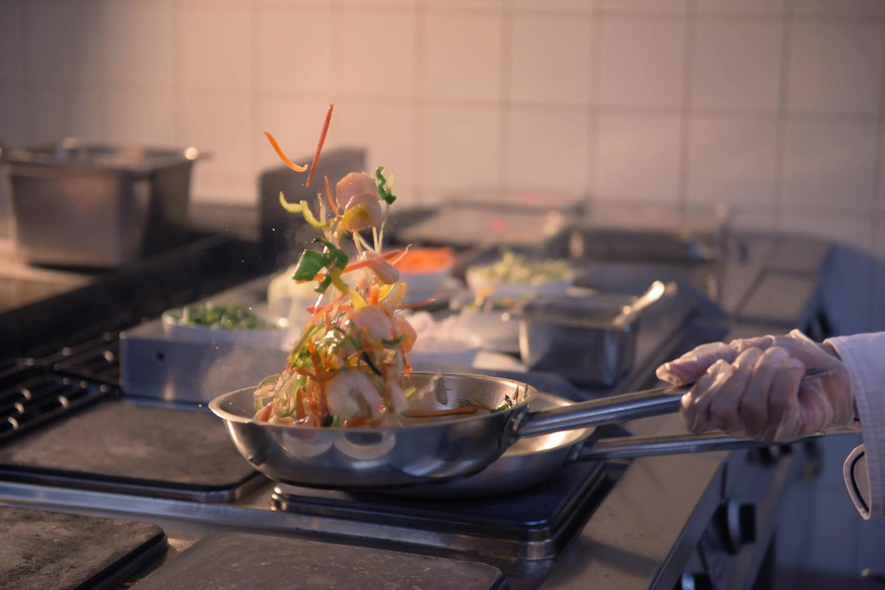 Food close-up in SAJA By Warwick Madinah Hotel