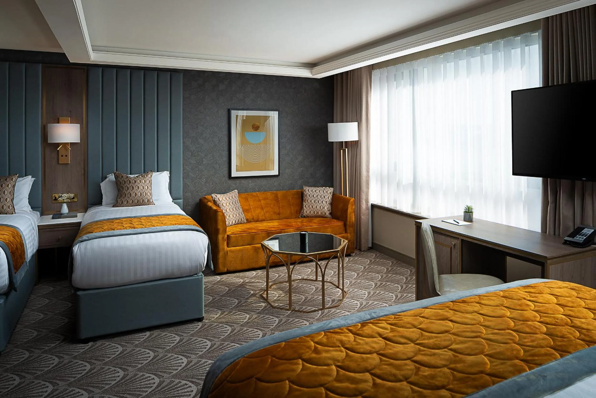 Bedroom, Bed in The Savoy Hotel