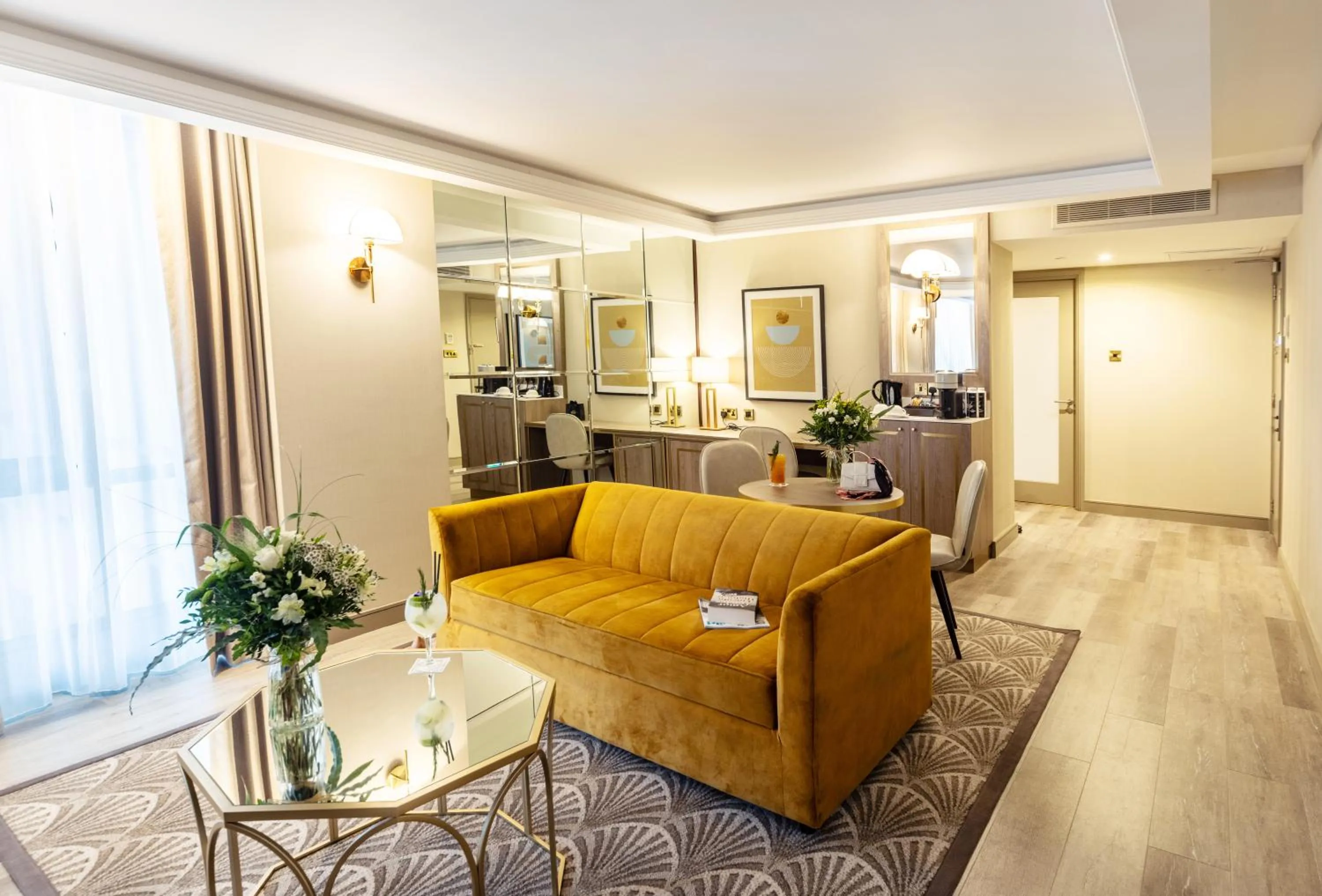 Bedroom in The Savoy Hotel