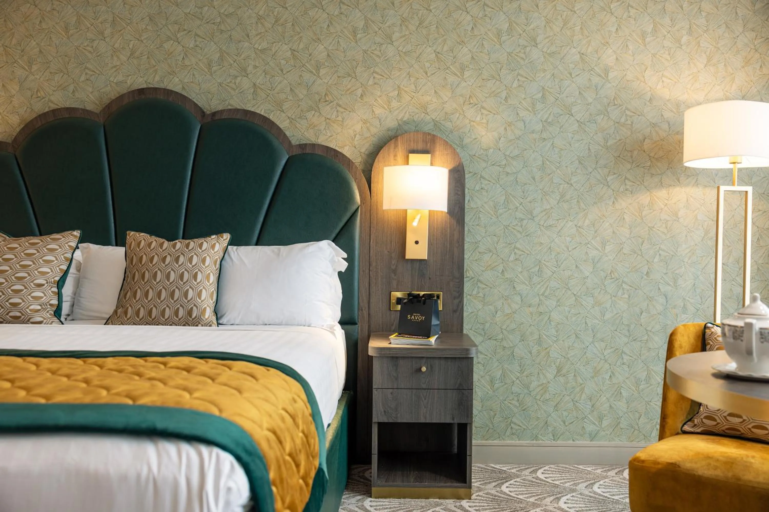 Bed in The Savoy Hotel