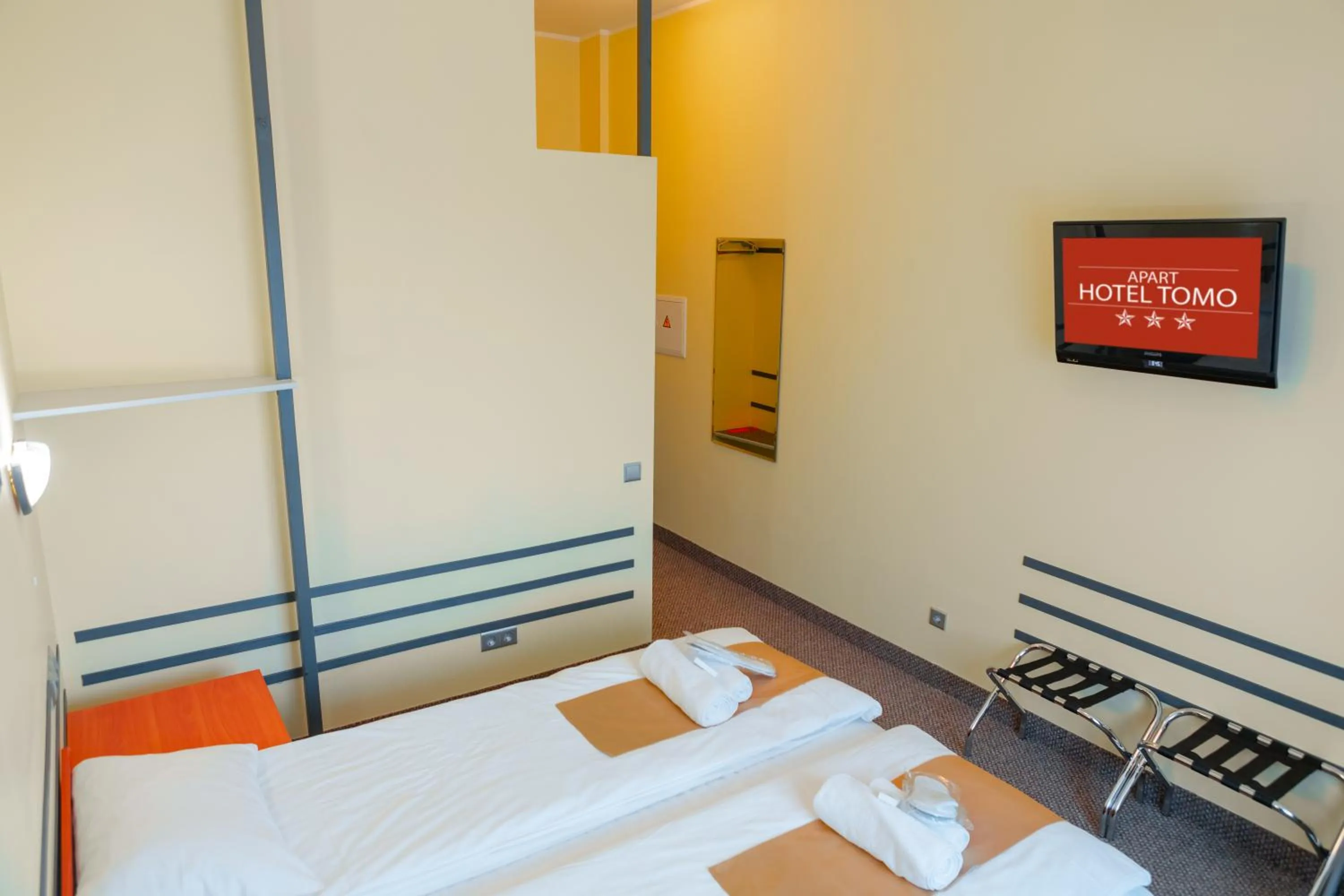 Photo of the whole room, Bed in Apart Hotel Tomo FREE PARKING