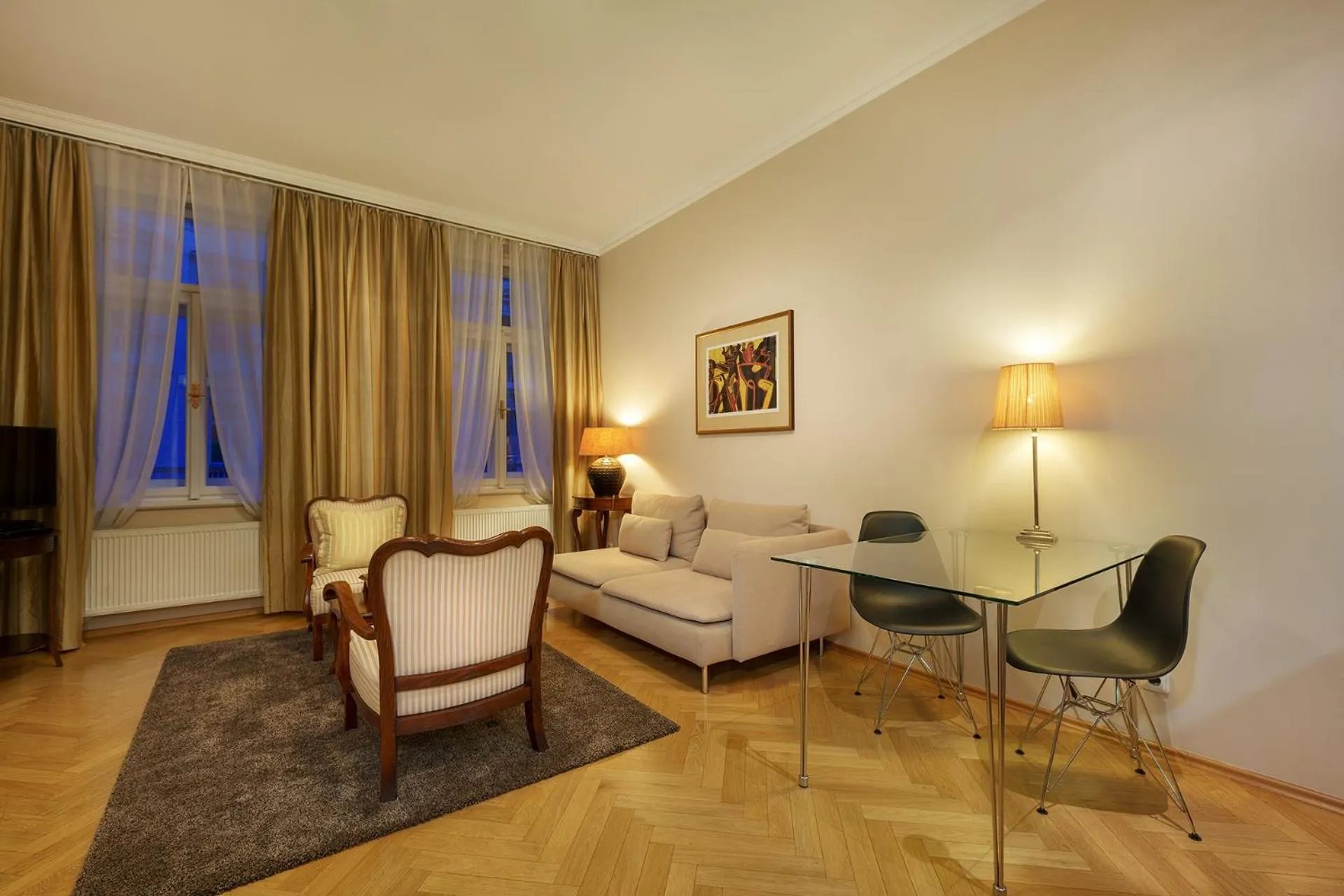 Living room in Hunger Wall Residence